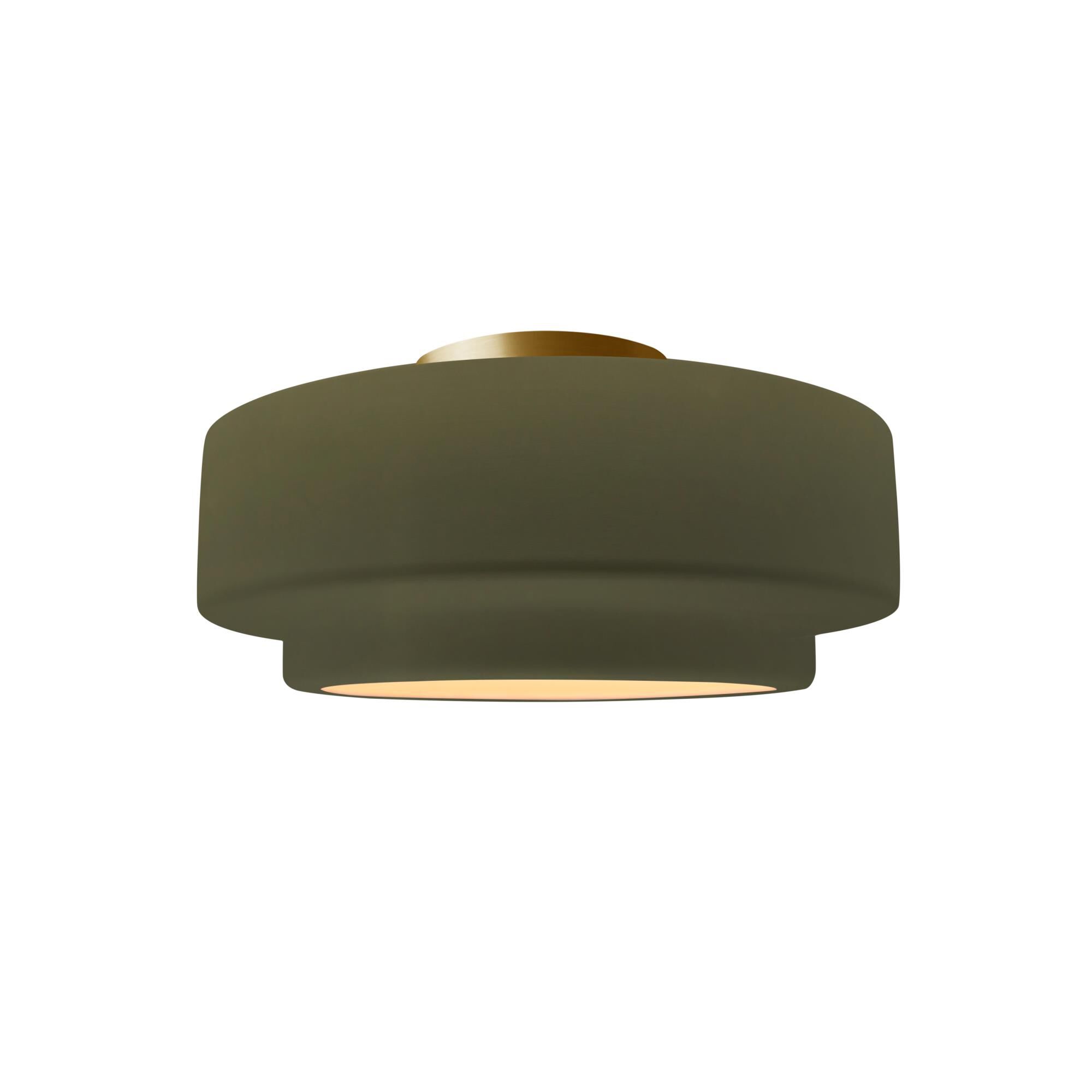 Tier 12 Inch Semi Flush Mount by Justice Design Group