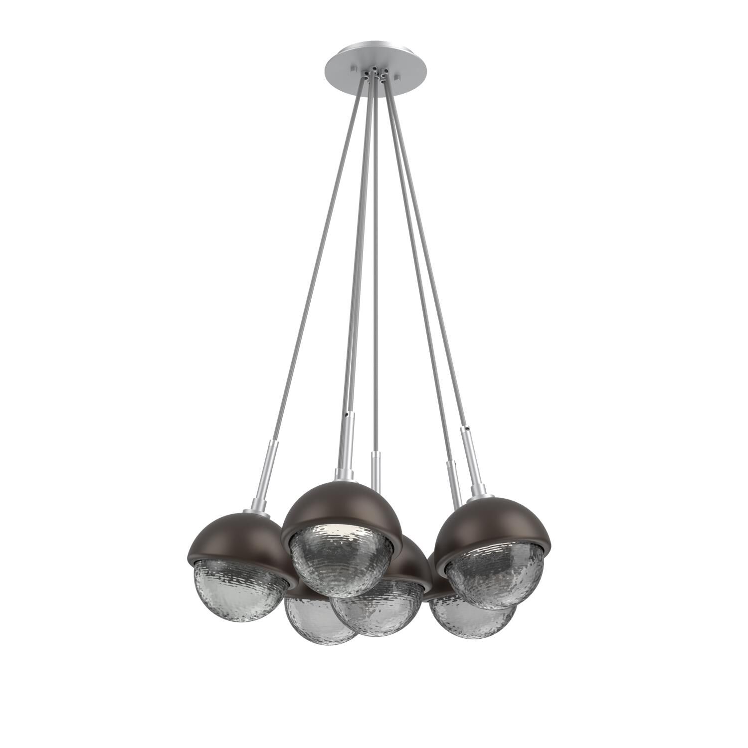 Shown in Classic Silver finish and Smoke glass and Flat Bronze accent