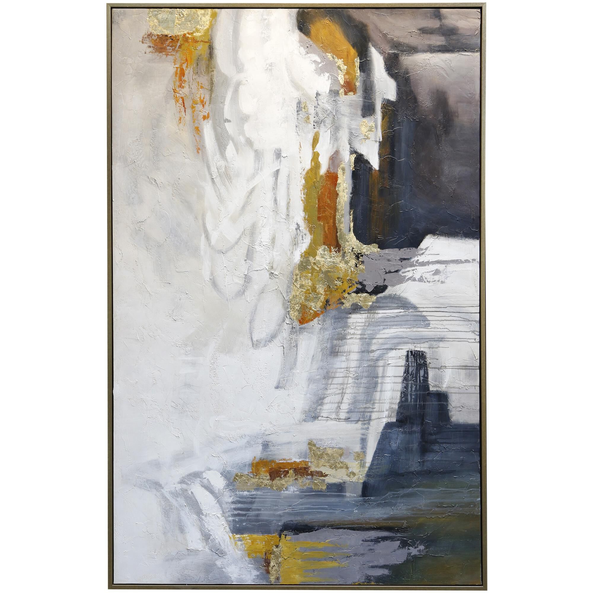 Solitary 86 Inch Painting by Harp and Finial