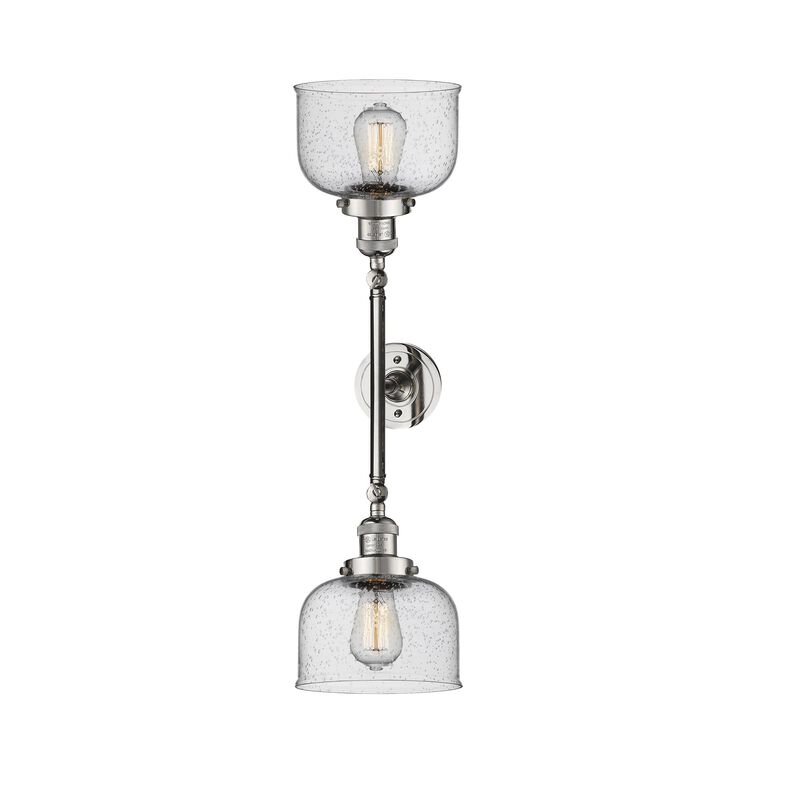 Bruno Marashlian Large Bell 19 Inch 2 Light Bath Vanity Light by Innovations Lighting