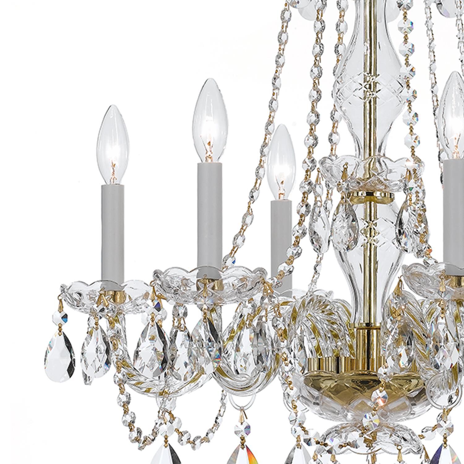 Traditional Crystal 23 Inch Chandelier by Crystorama