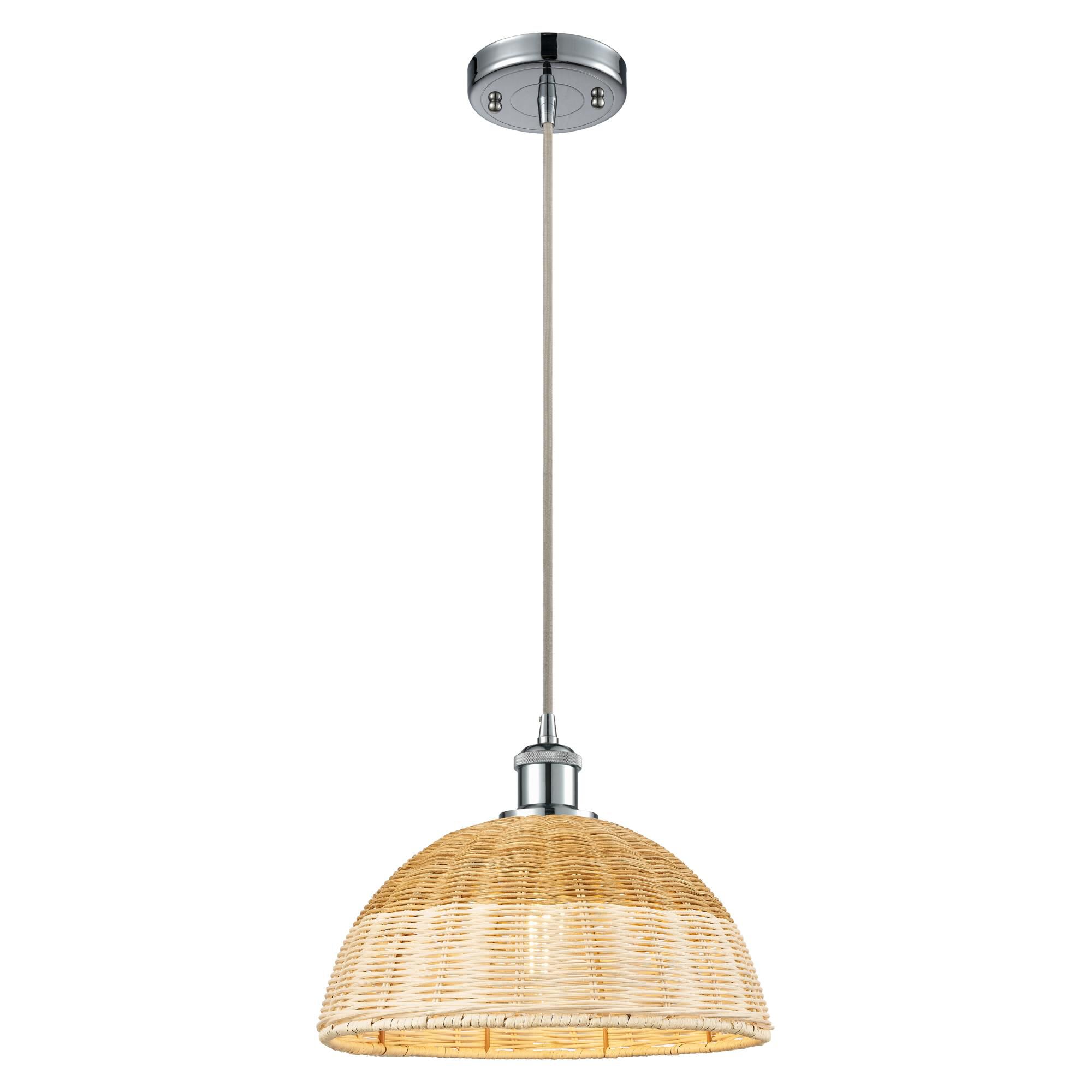 Shown in Polished Chrome finish and Natural shade