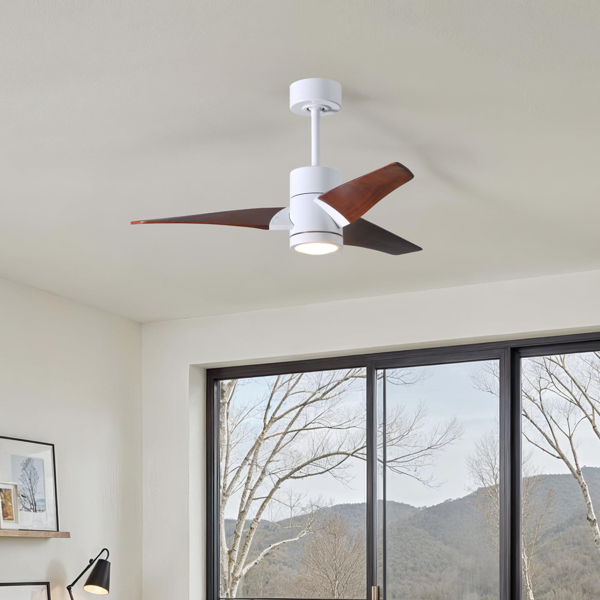 Super Janet 42 Inch Ceiling Fan with Light Kit by Matthews Fan Company