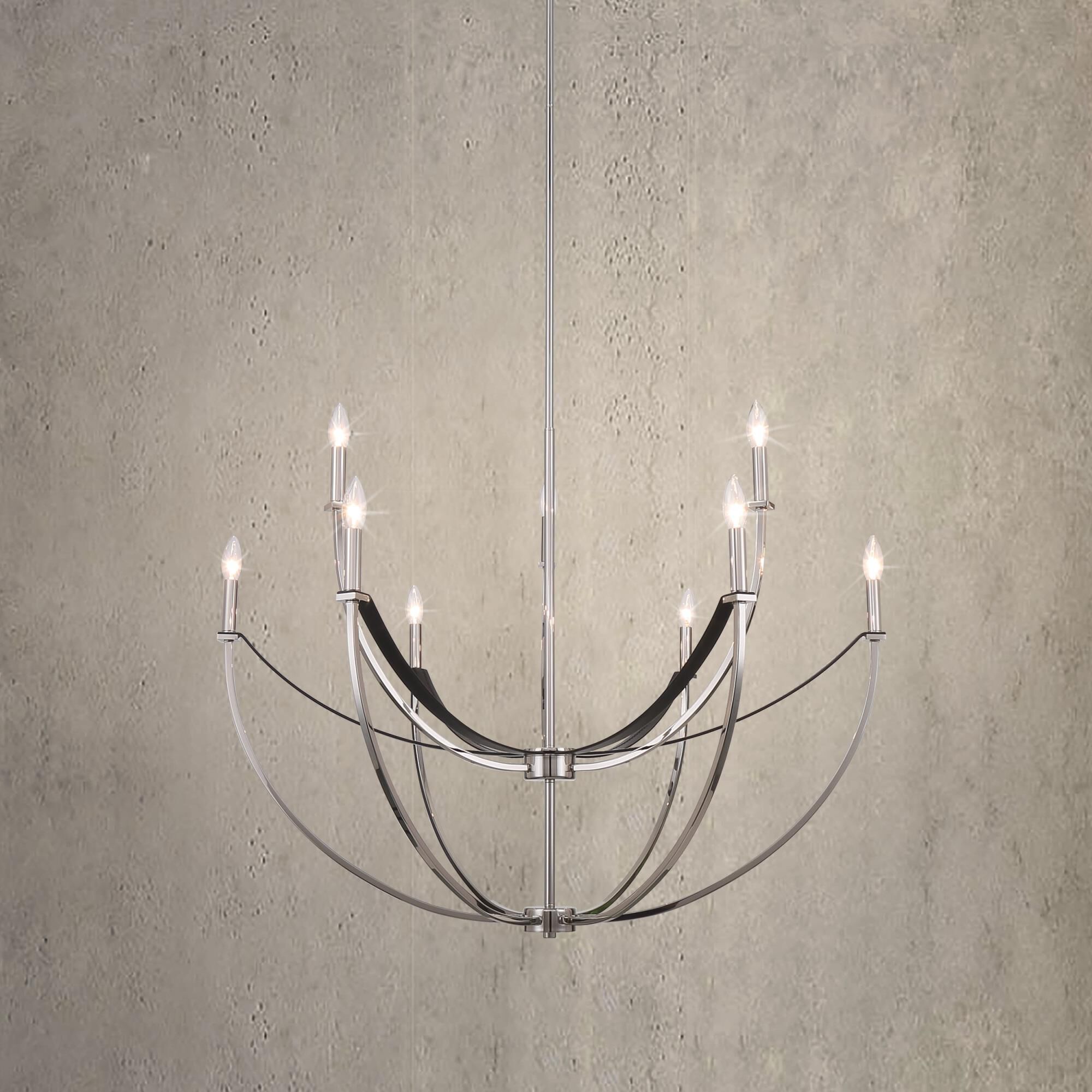 Sussex 40 Inch Chandelier by Eglo Lighting