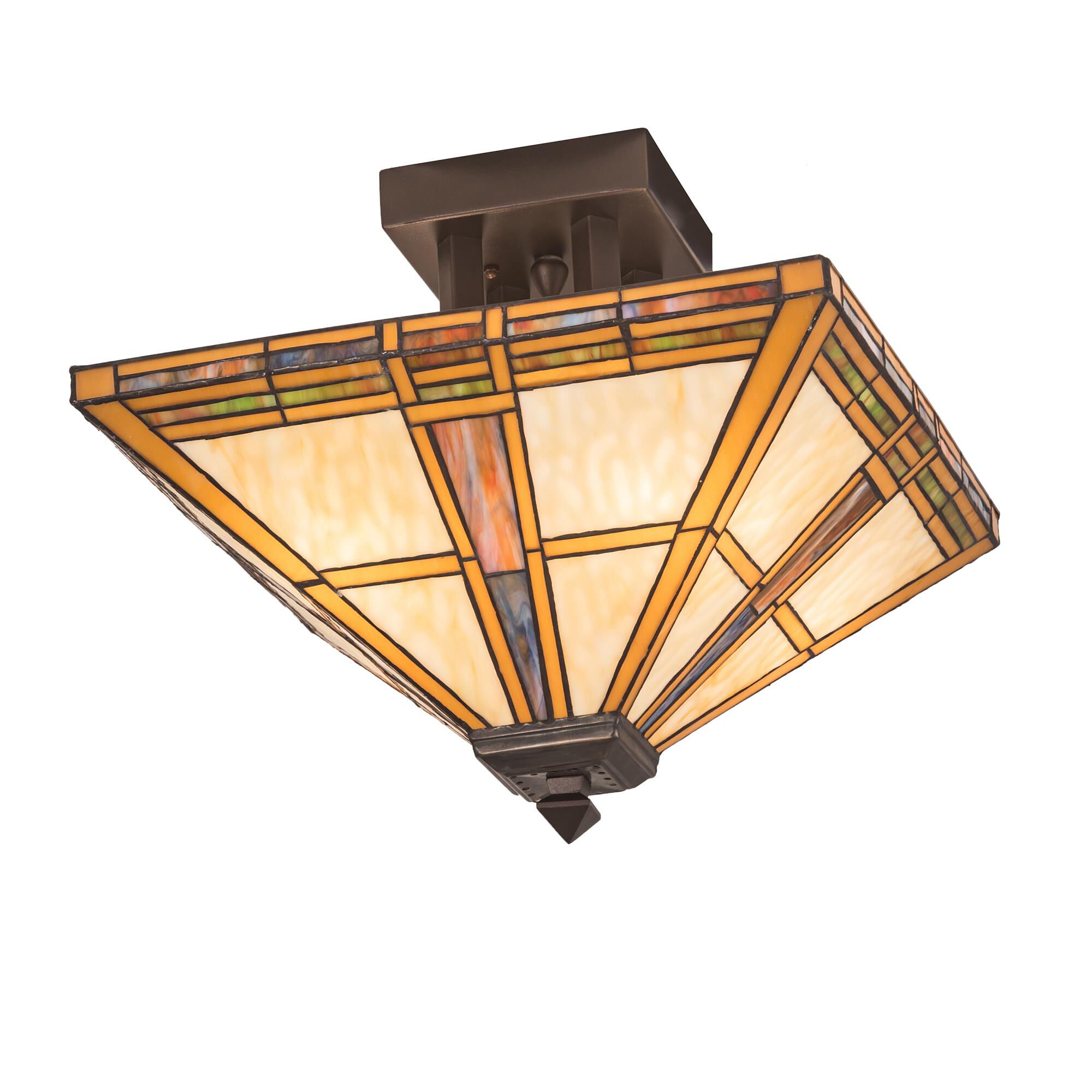 24 Inch 4 Light Semi Flush Mount by Meyda Lighting