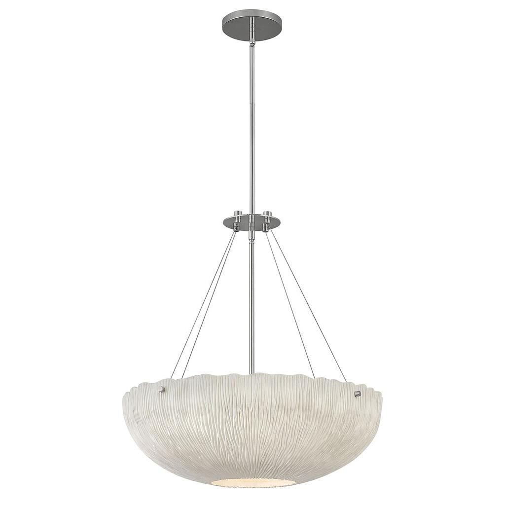 Shown in Shell White finish and Resin shade and Polished Nickel accent