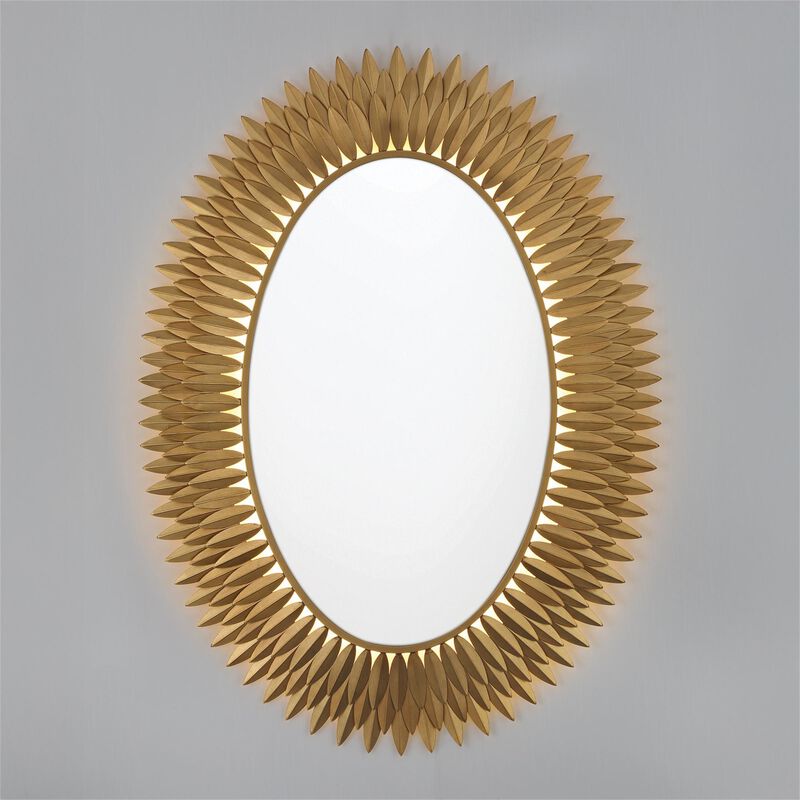 Broche 31 Inch LED Lighted Mirror by Crystorama