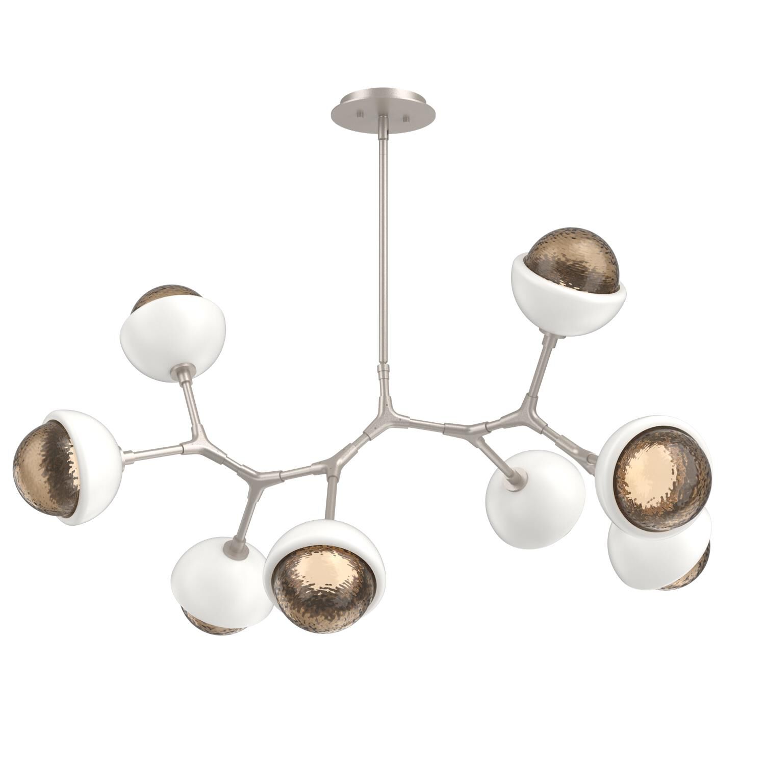 Levi Wilson Cabochon 38 Inch Linear Suspension Light by Hammerton Studio