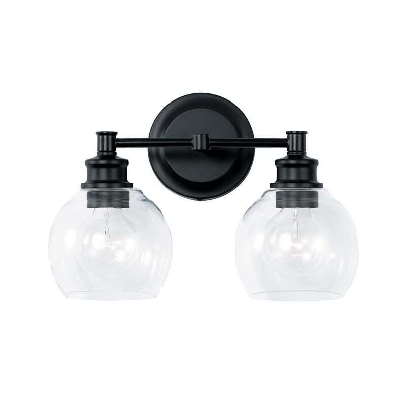 Mid-Century 15 Inch 2 Light Bath Vanity Light by Capital Lighting Fixture Company