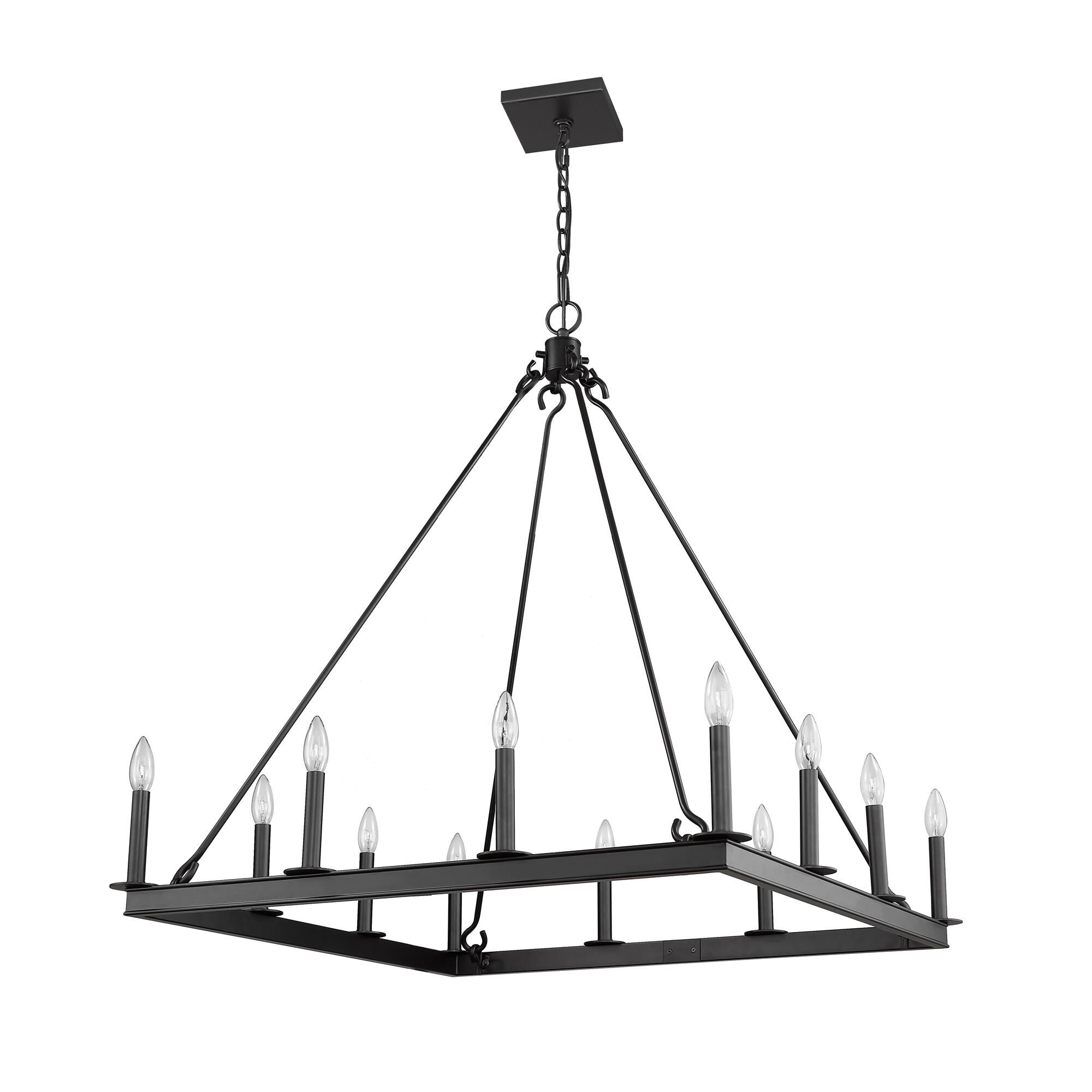 Shown in Matte Black finish and --- glass and --- shade