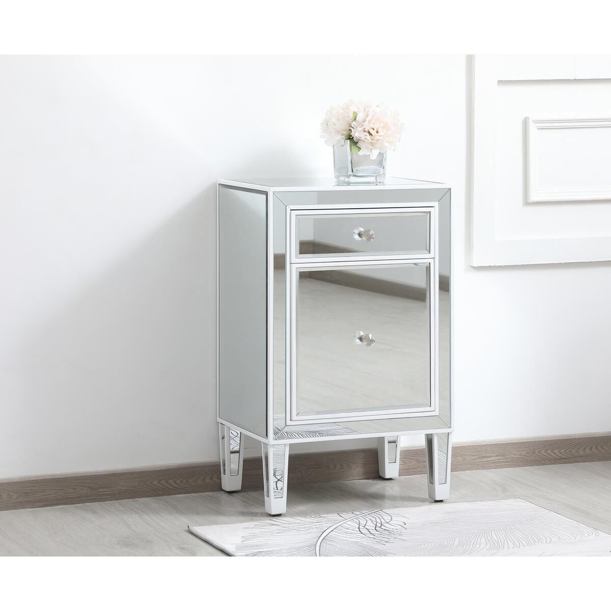 Shown in White finish