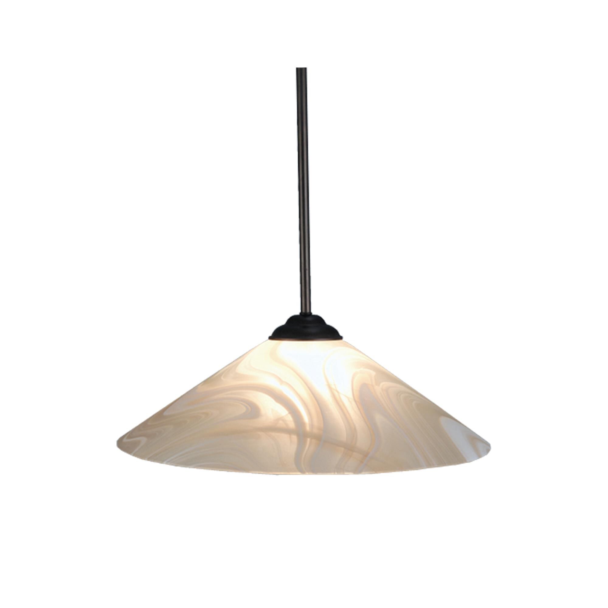 Blush Swirl 18 Inch Large Pendant by Meyda Lighting