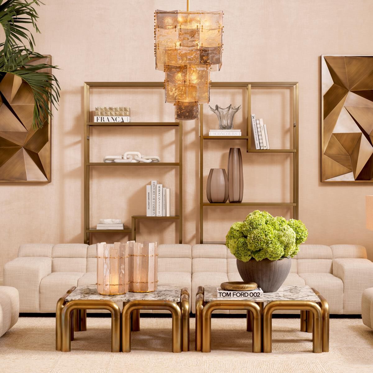 Shown in Albury Beige, Black finish