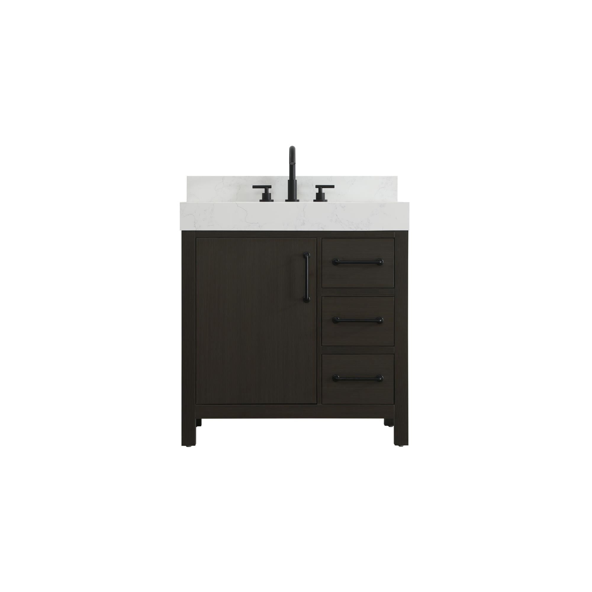 Nathan 32 Inch Bath Vanity by Elegant Dcor