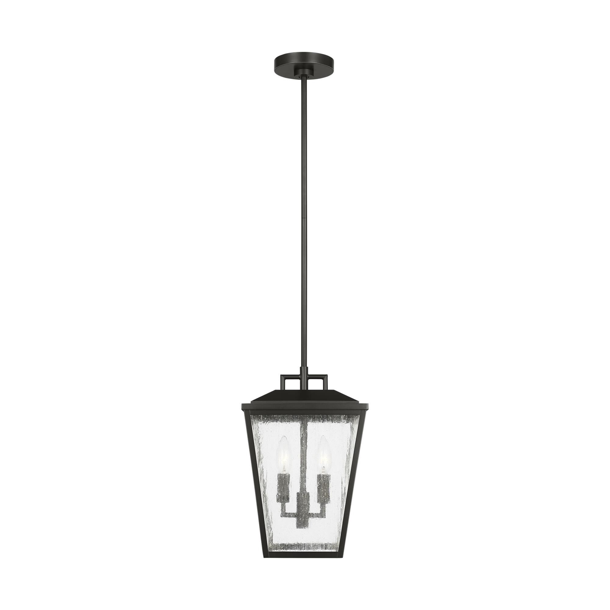 Shown in Antique Bronze finish and Clear Seeded glass