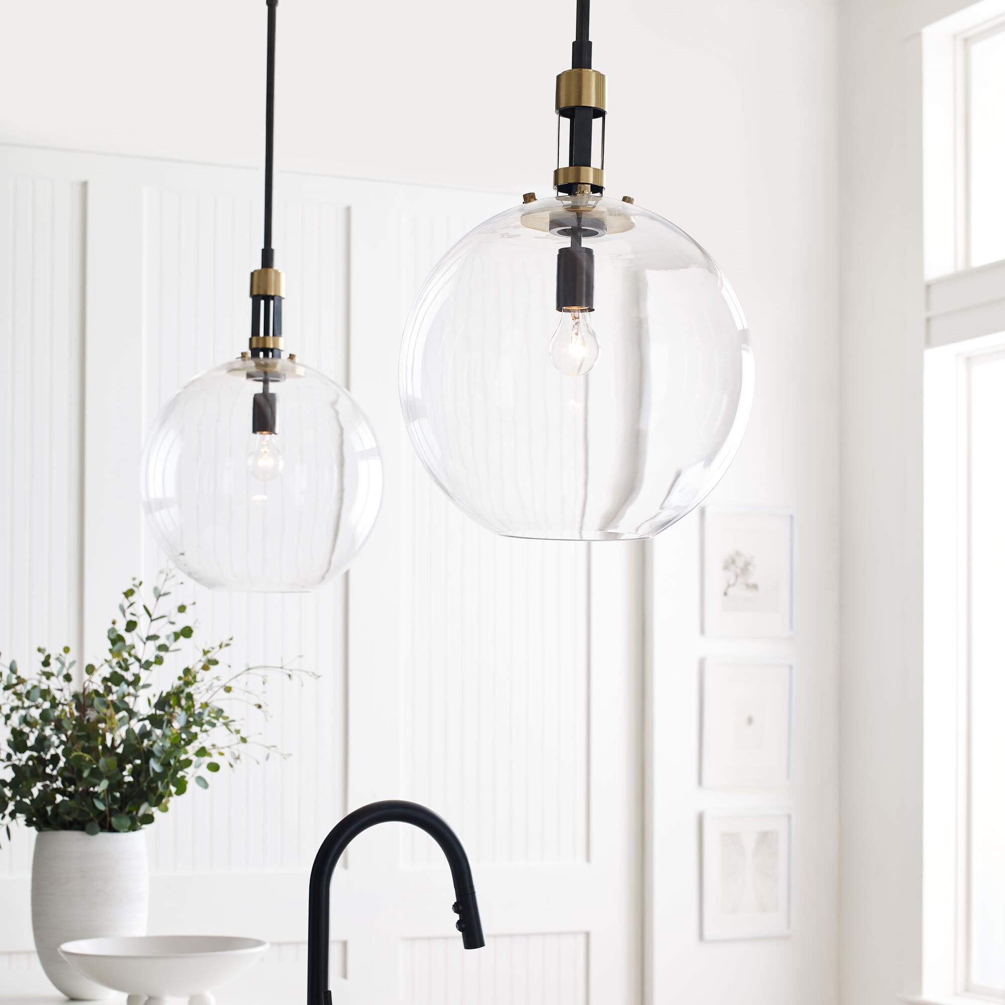 Visual Comfort Signature Collection Thomas O'Brien Gable2 15 Inch Large Pendant