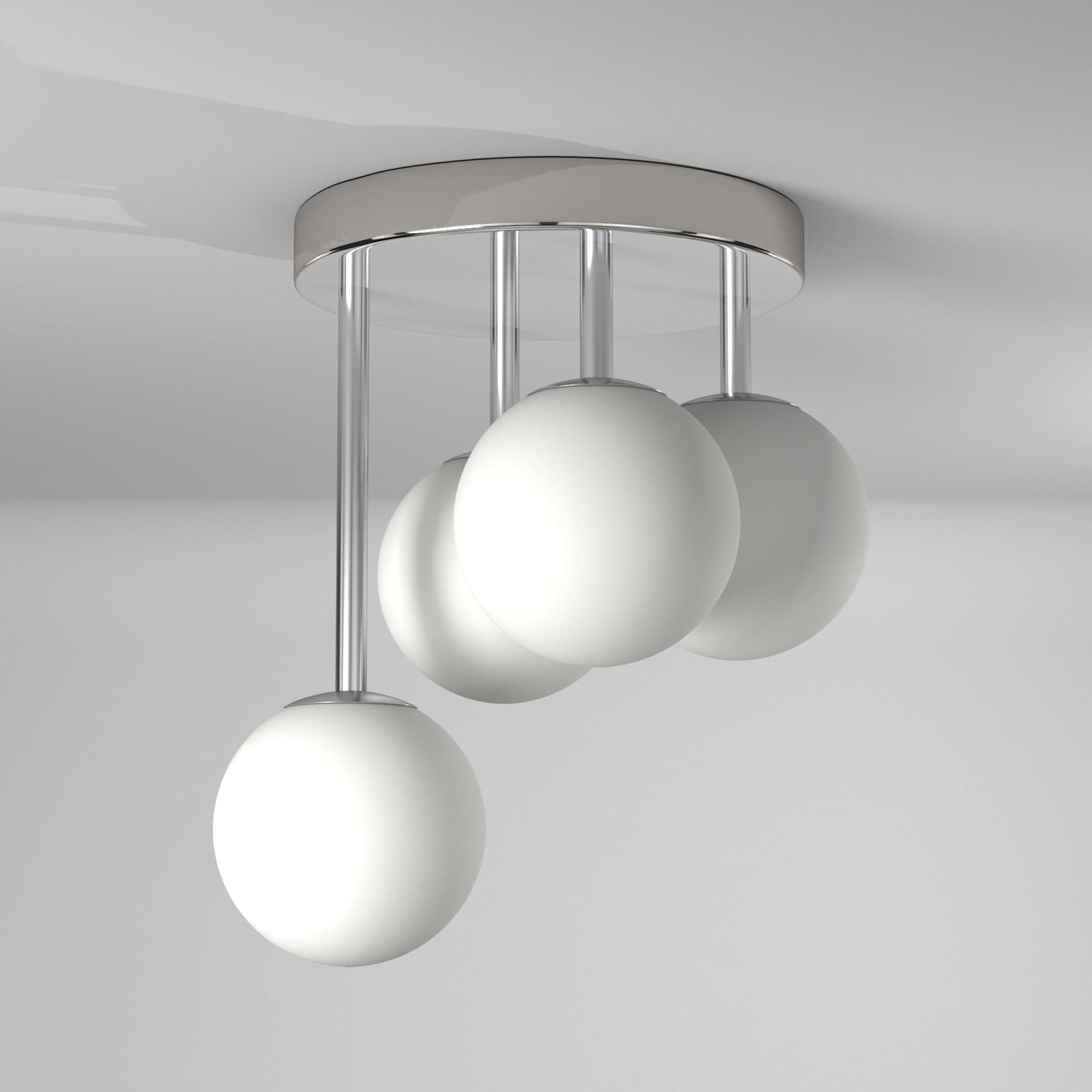 Megallan 10 Inch 4 Light Flush Mount by Dainolite