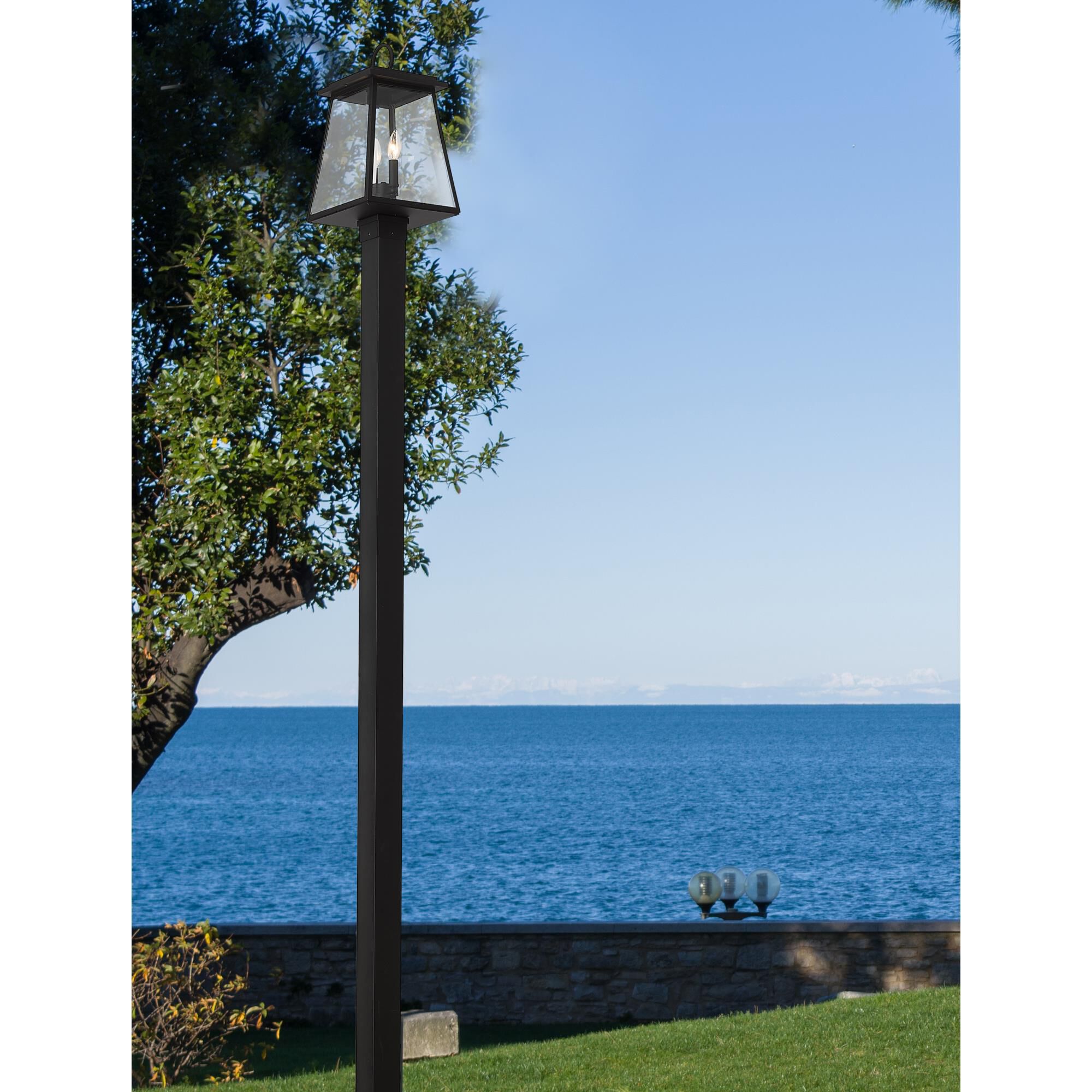 Broughton 115 Inch Tall 4 Light Outdoor Post Lamp by Z-Lite