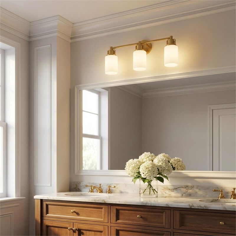 Chapman & Myers Ashford 24 Inch 3 Light Bath Vanity Light by Visual Comfort Studio