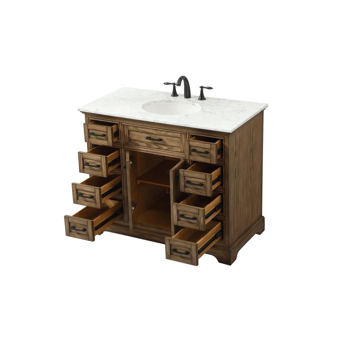 Shown in Driftwood finish