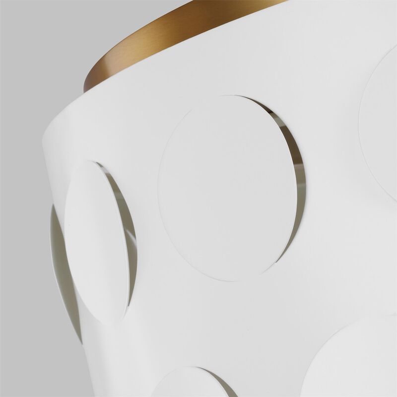 Kate Spade New York Dottie 18 Inch 3 Light Flush Mount by Visual Comfort Studio