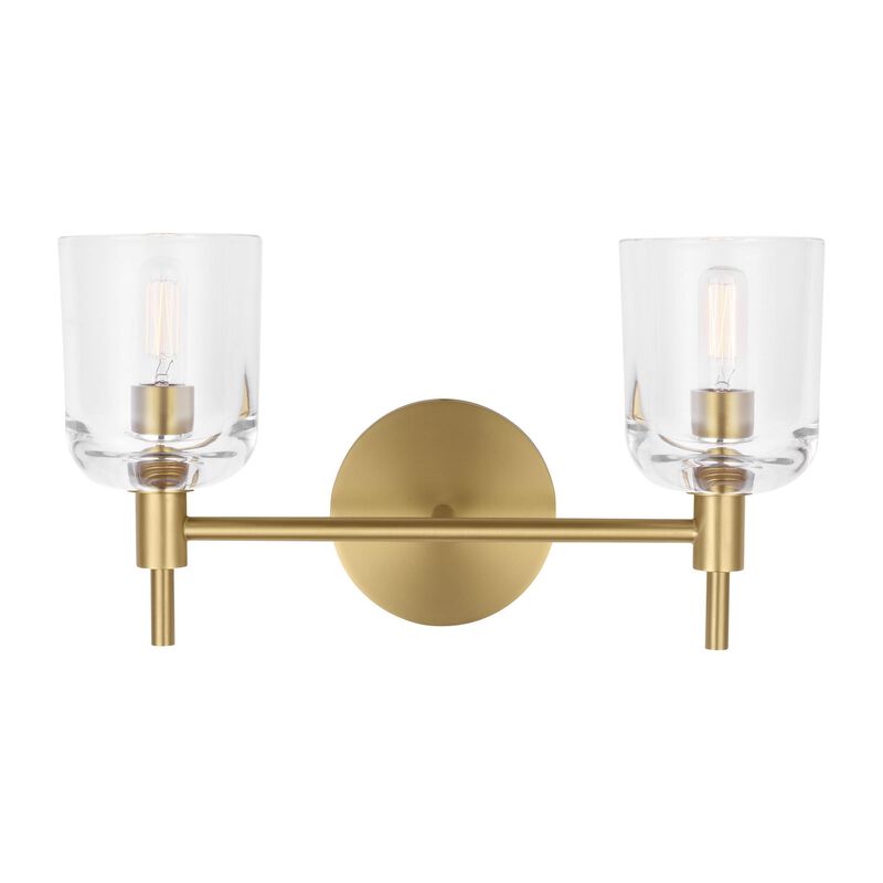 Thom Filicia Hartley 15 Inch 2 Light Bath Vanity Light by Visual Comfort Studio