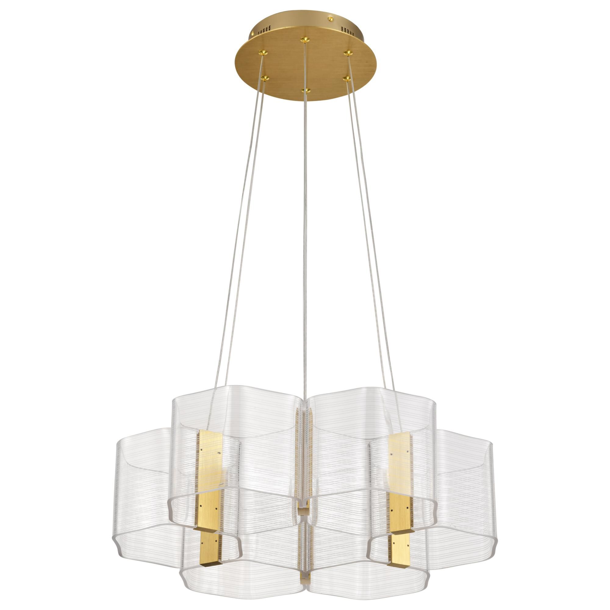 Kenzo 21 Inch Mini Chandelier by Nuvo Lighting