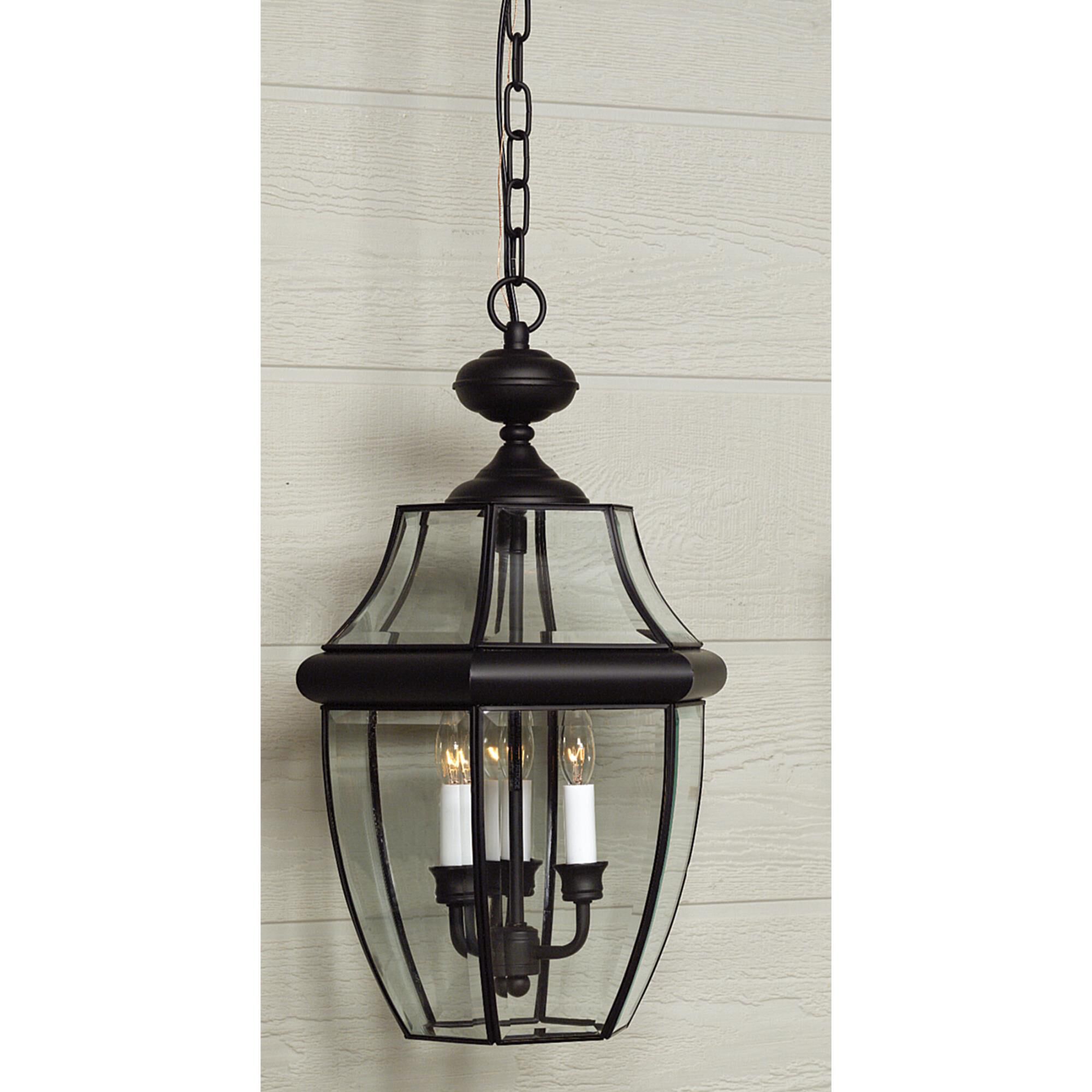 Newbury 21 Inch Tall 3 Light Outdoor Hanging Lantern by Quoizel