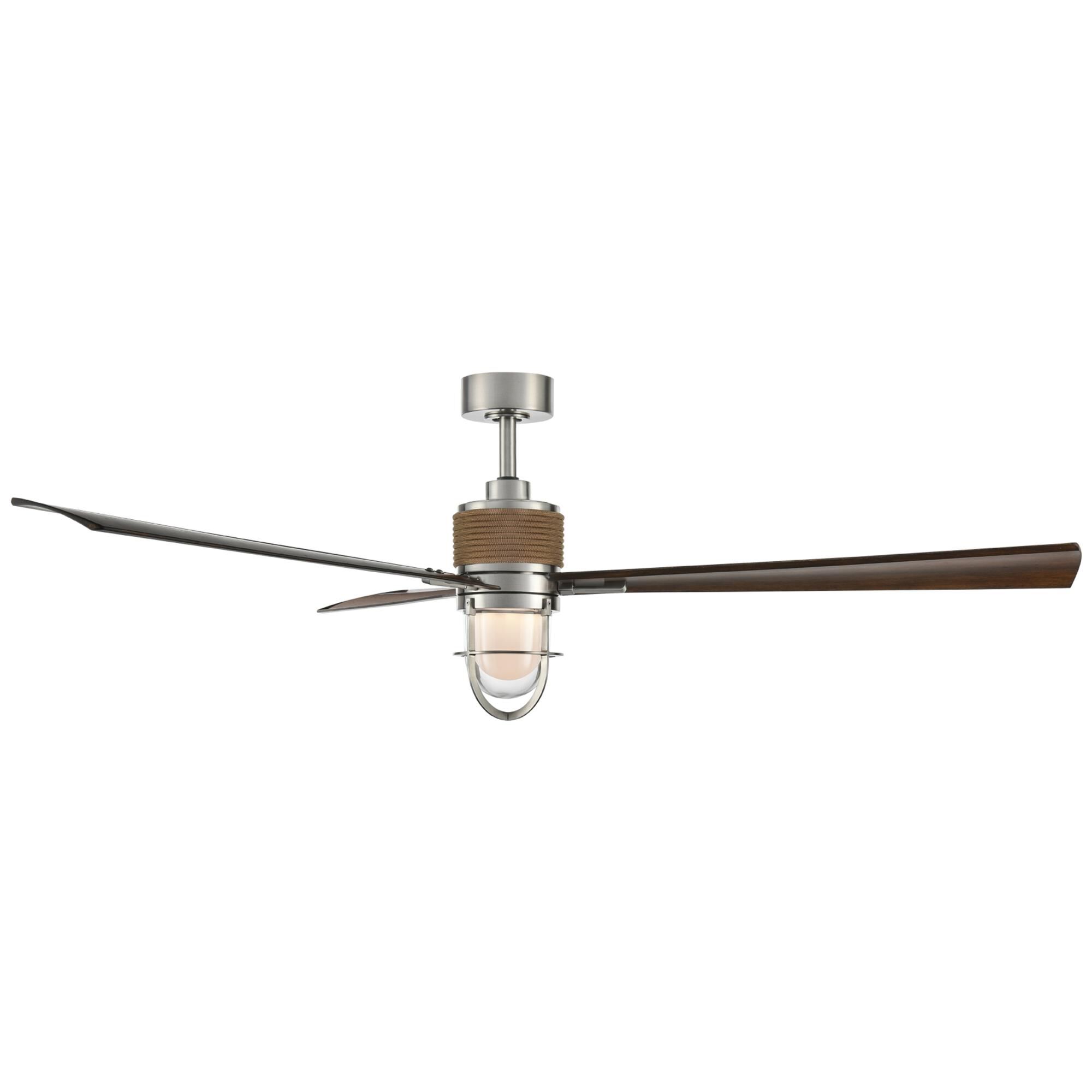 Nauticus 65 Inch Ceiling Fan with Light Kit by Minka Aire