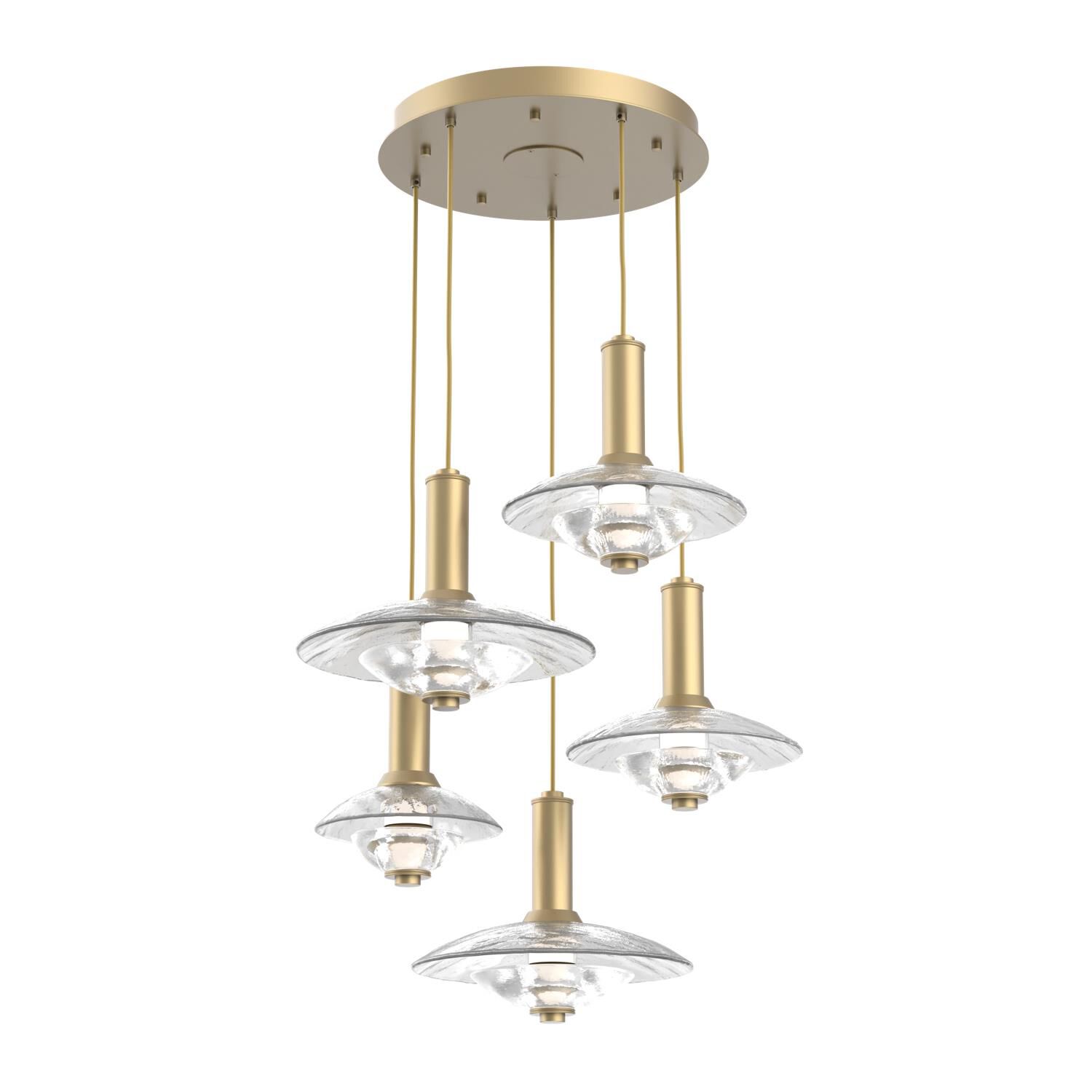 Levi Wilson Cirrus 30 Inch Multi Light Pendant by Hammerton Studio