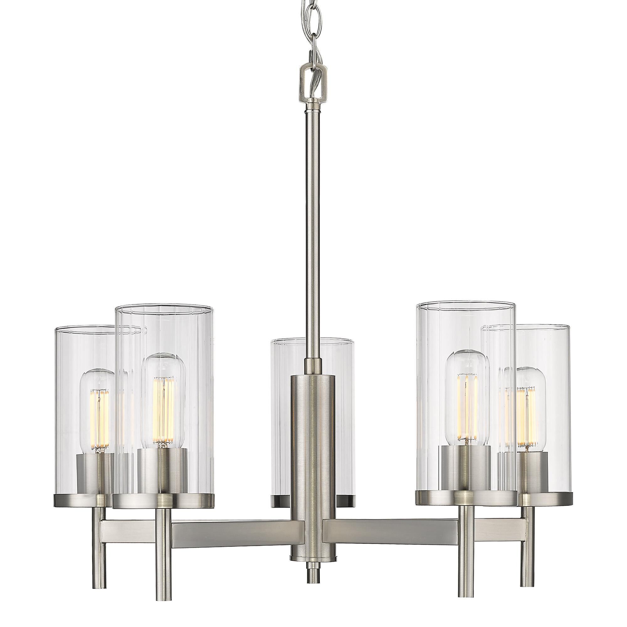 Winslett 23 Inch 5 Light Chandelier by Golden Lighting