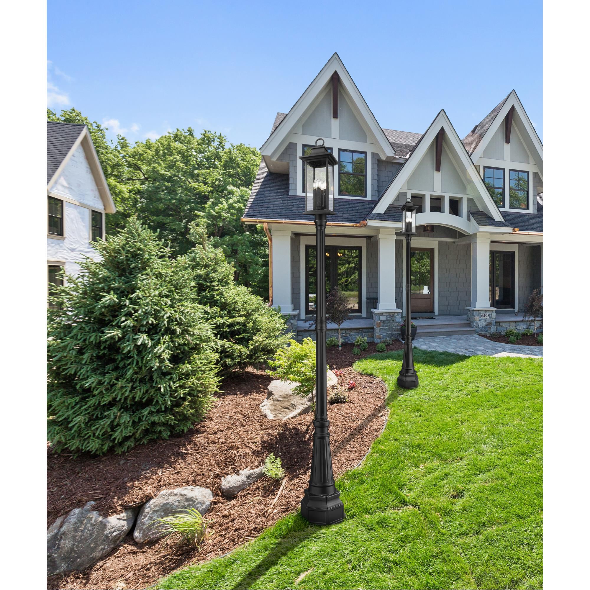 Tiberius 107 Inch Outdoor Post Lamp by Z Lite