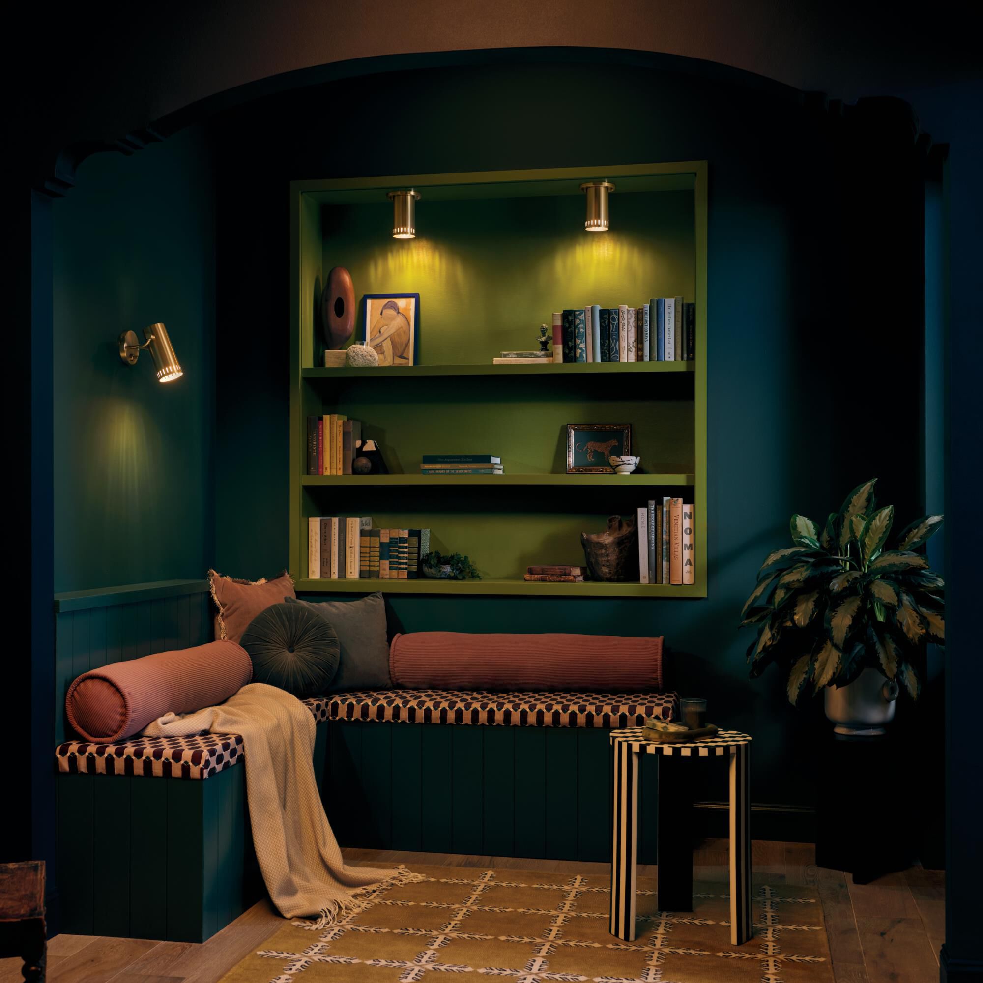 Shown in Lacquered Brass finish