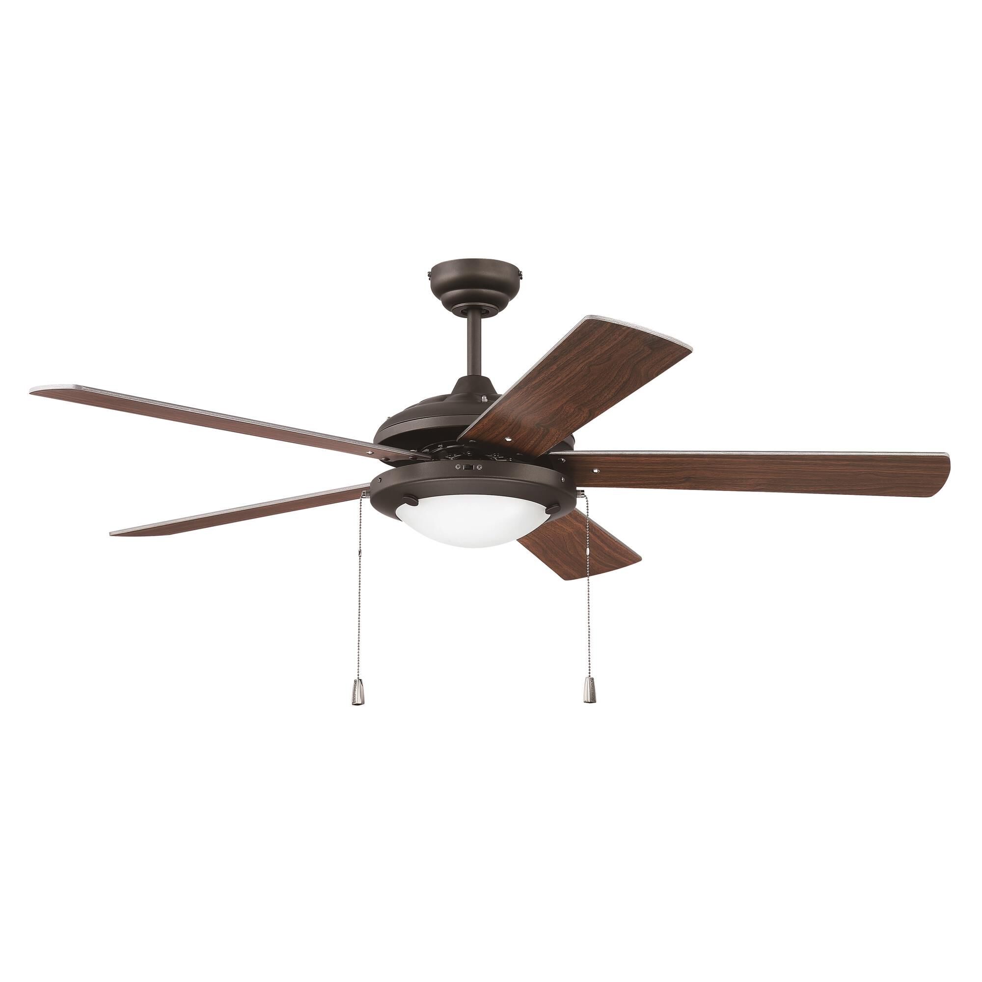 Shown in Espresso finish and Frosted White glass