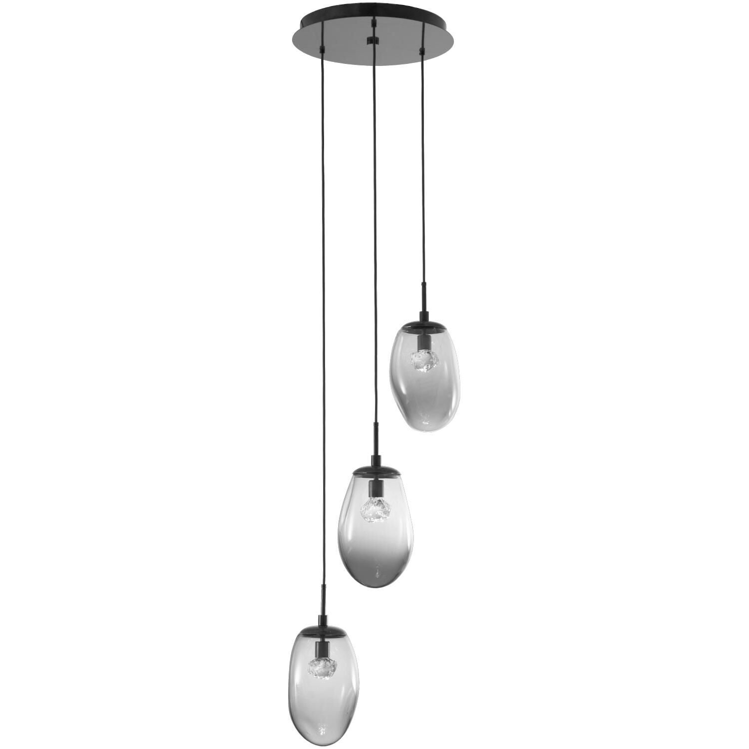Levi Wilson Nebula 22 Inch 3 Light LED Multi Light Pendant by Hammerton Studio