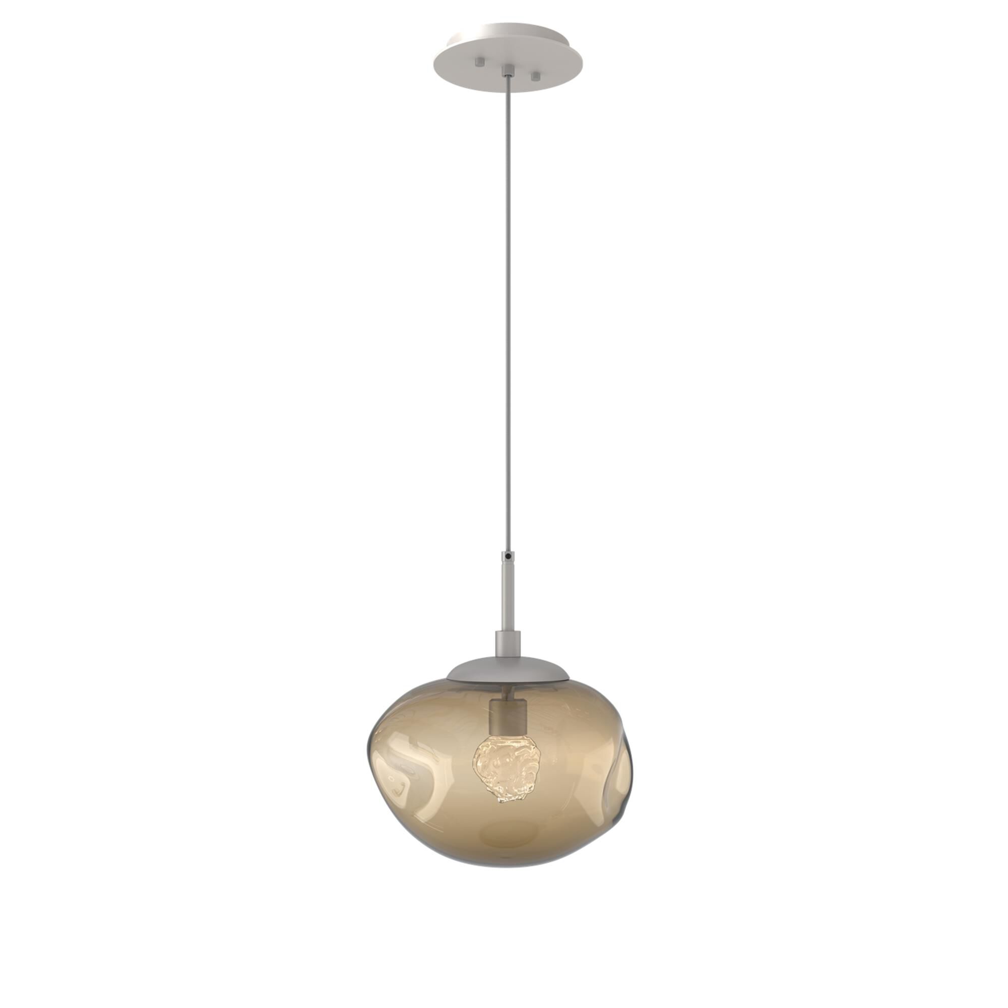 Shown in Metallic Beige Silver finish and Floret Inner Bronze Outer glass