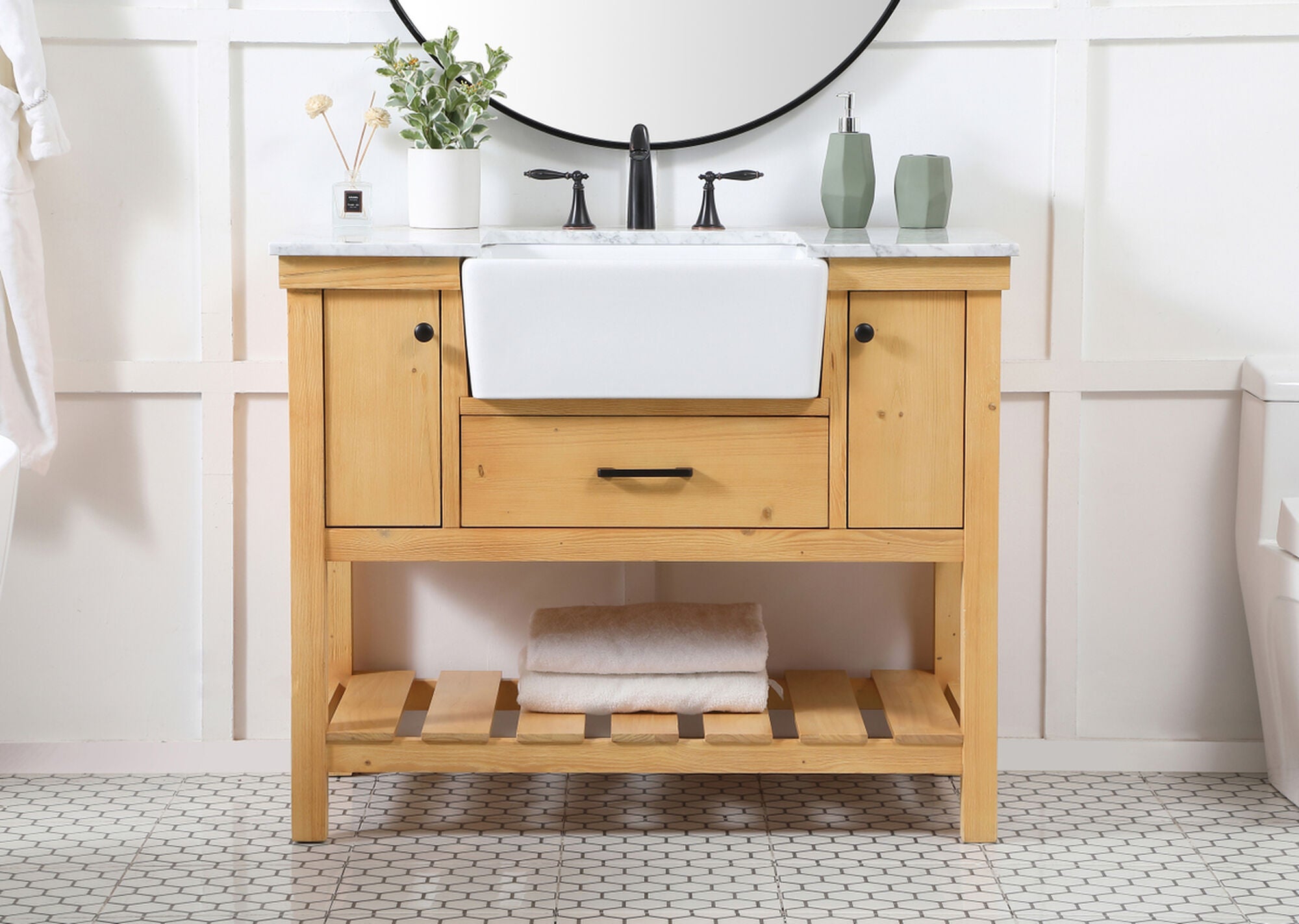 Clement 22 Inch Bath Vanity Cabinet,