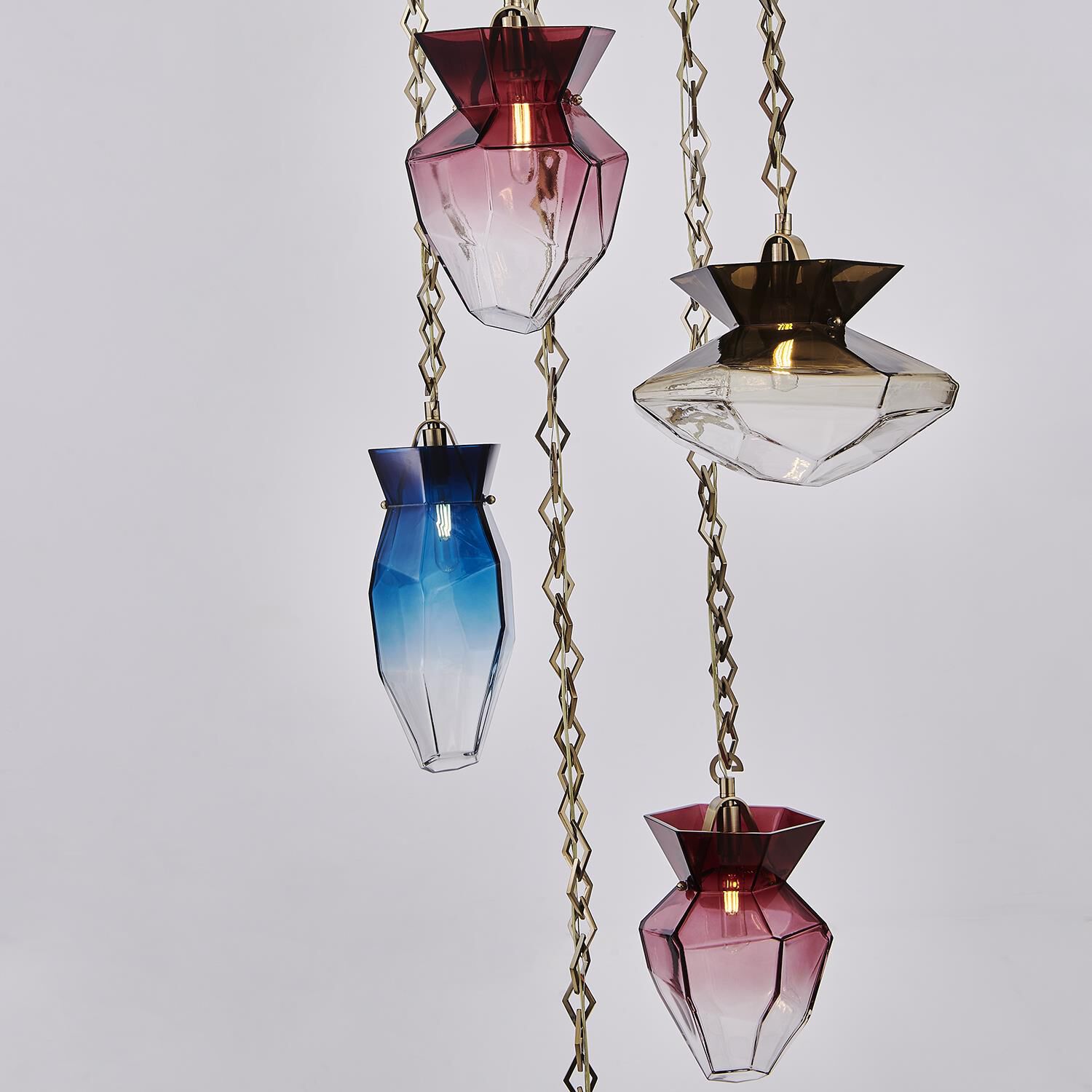 Bolsa 31 Inch Multi Light Pendant by Kalco Lighting