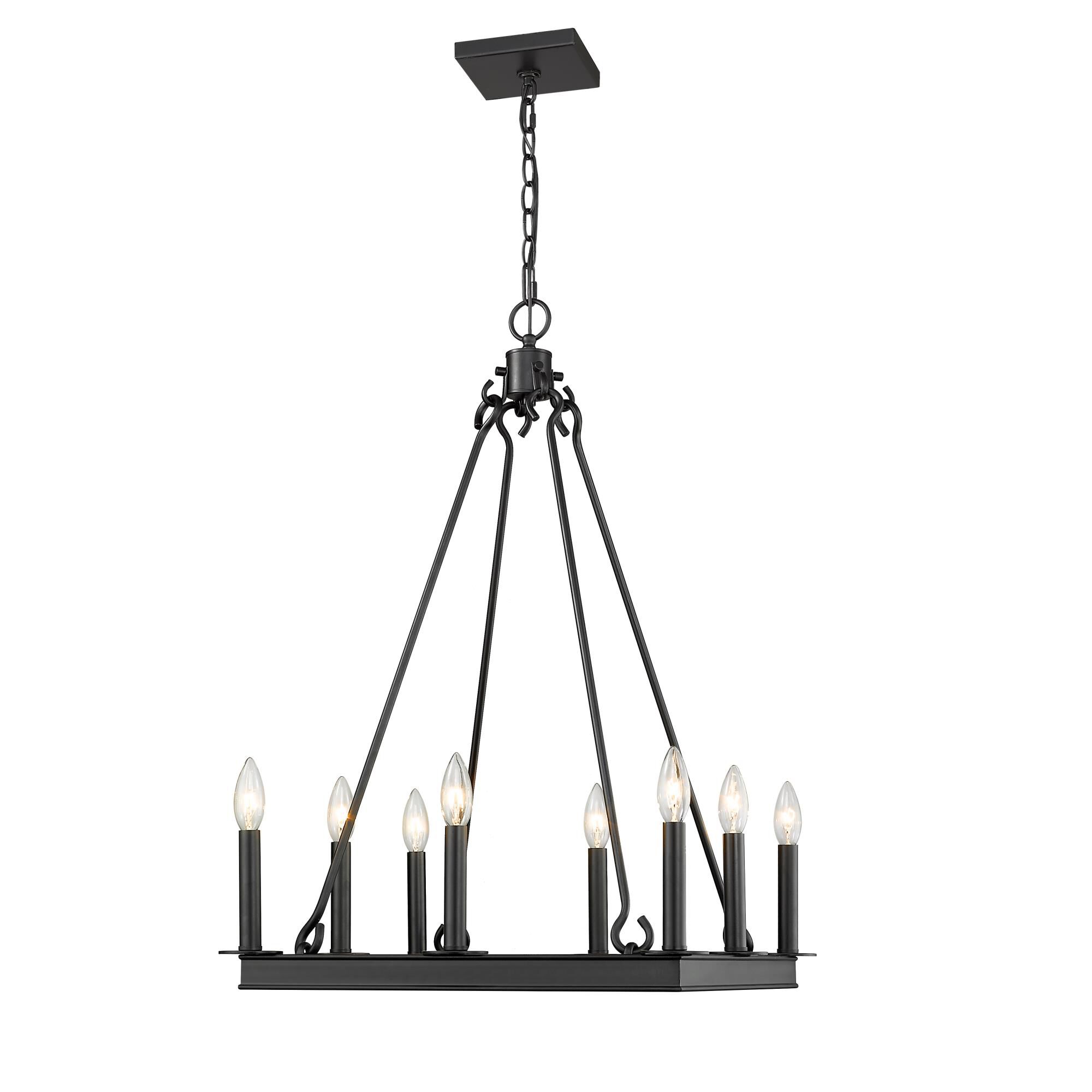 Barclay 20 Inch 8 Light Mini Chandelier by Z-Lite