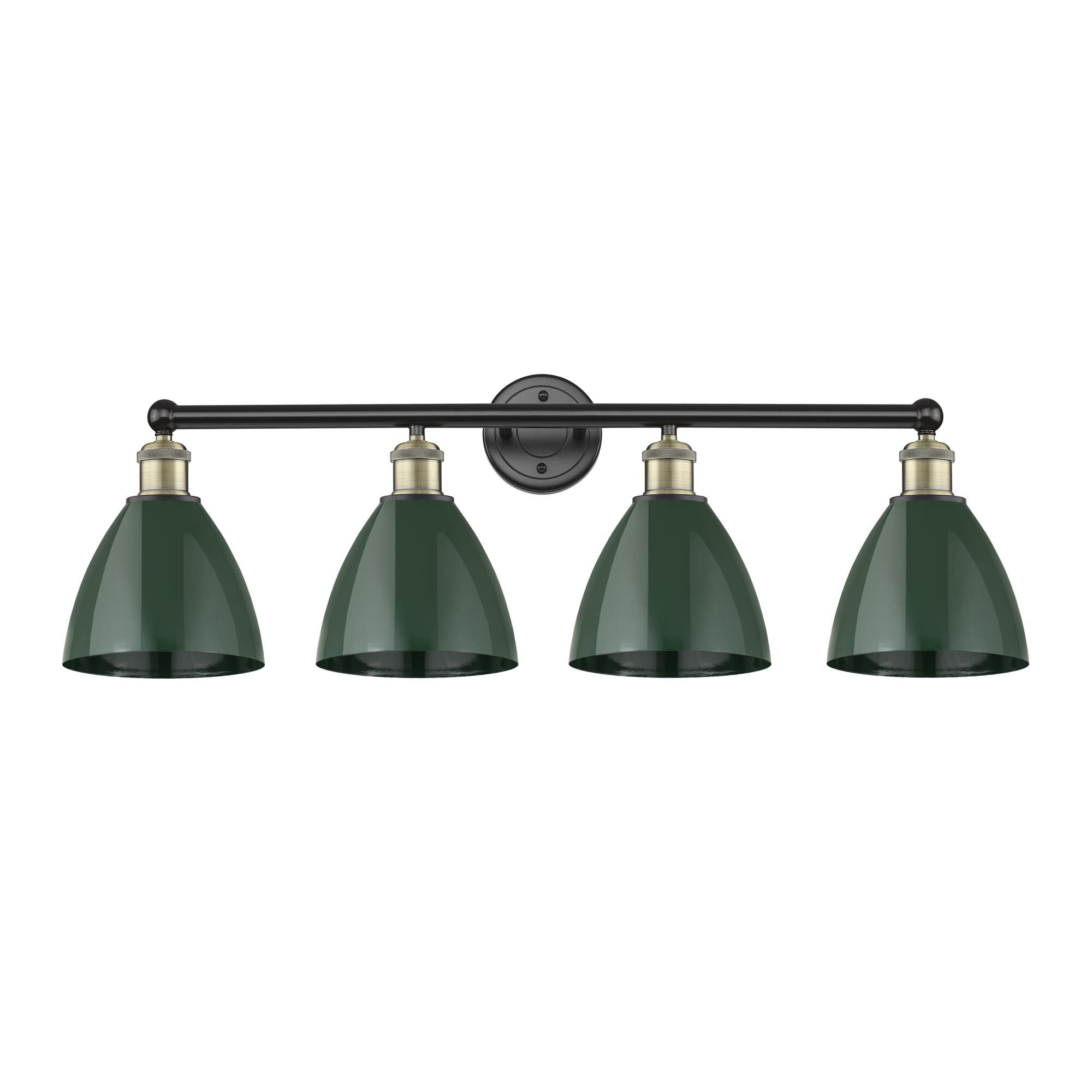Bruno Marashlian Plymouth Dome 34 Inch 4 Light Bath Vanity Light by Innovations Lighting