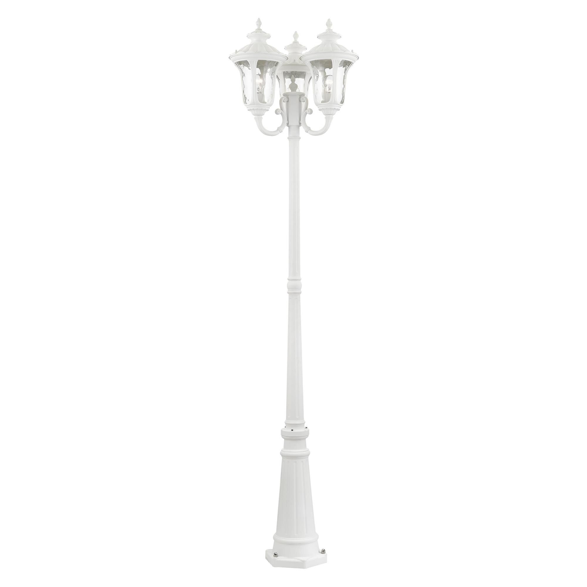 Oxford 87 Inch Tall 3 Light Outdoor Post Lamp by Livex Lighting