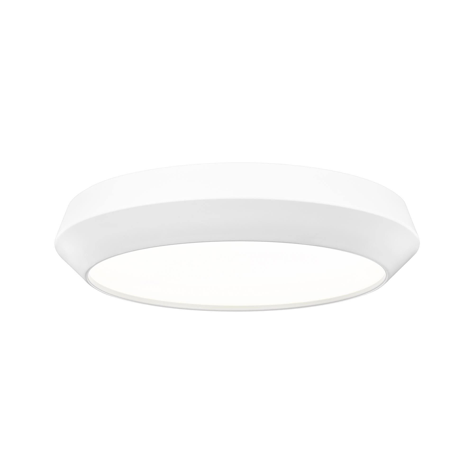 Shown in Matte White finish and White glass