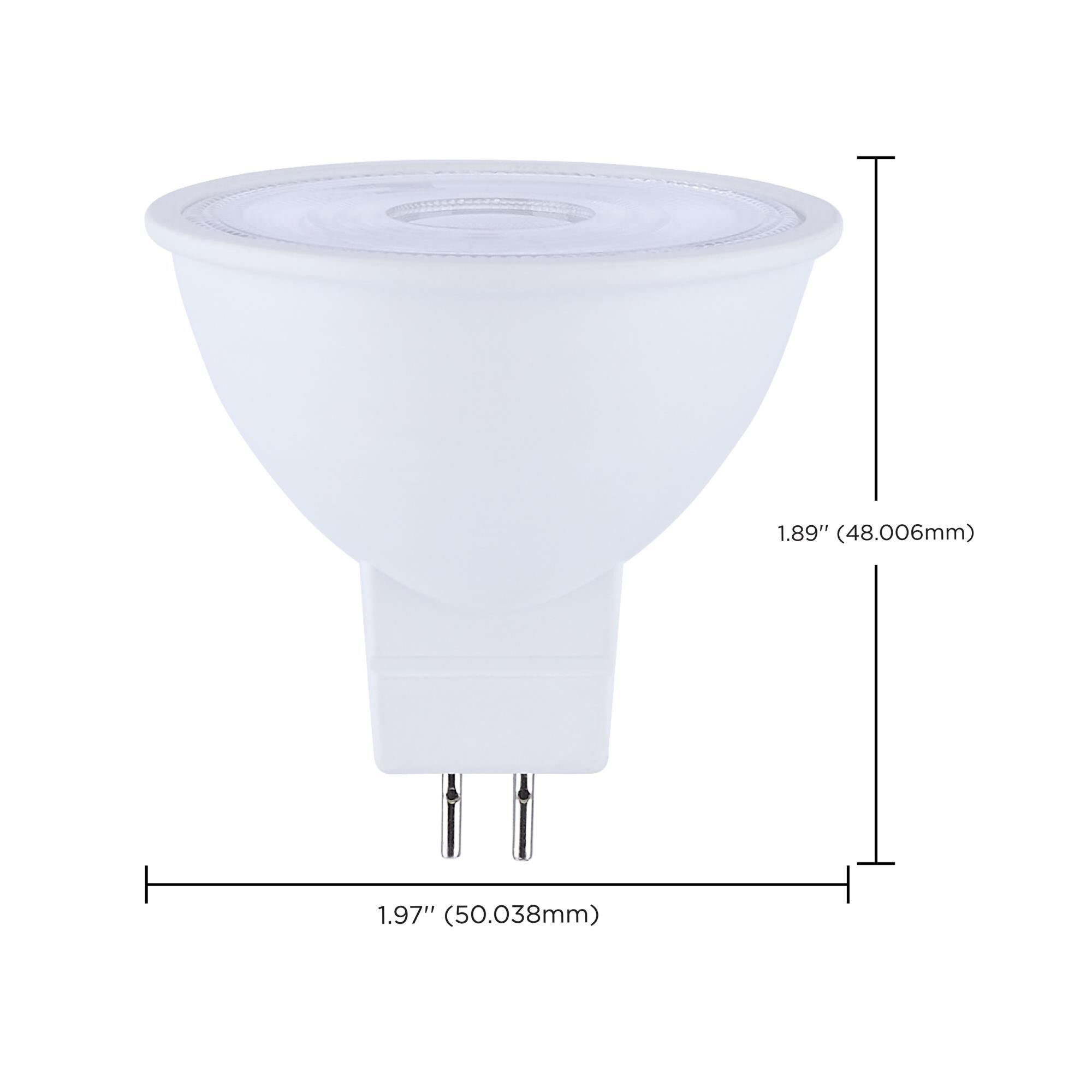 Dimmable 6 Watt 2700K MR16 LED Light Bulb,