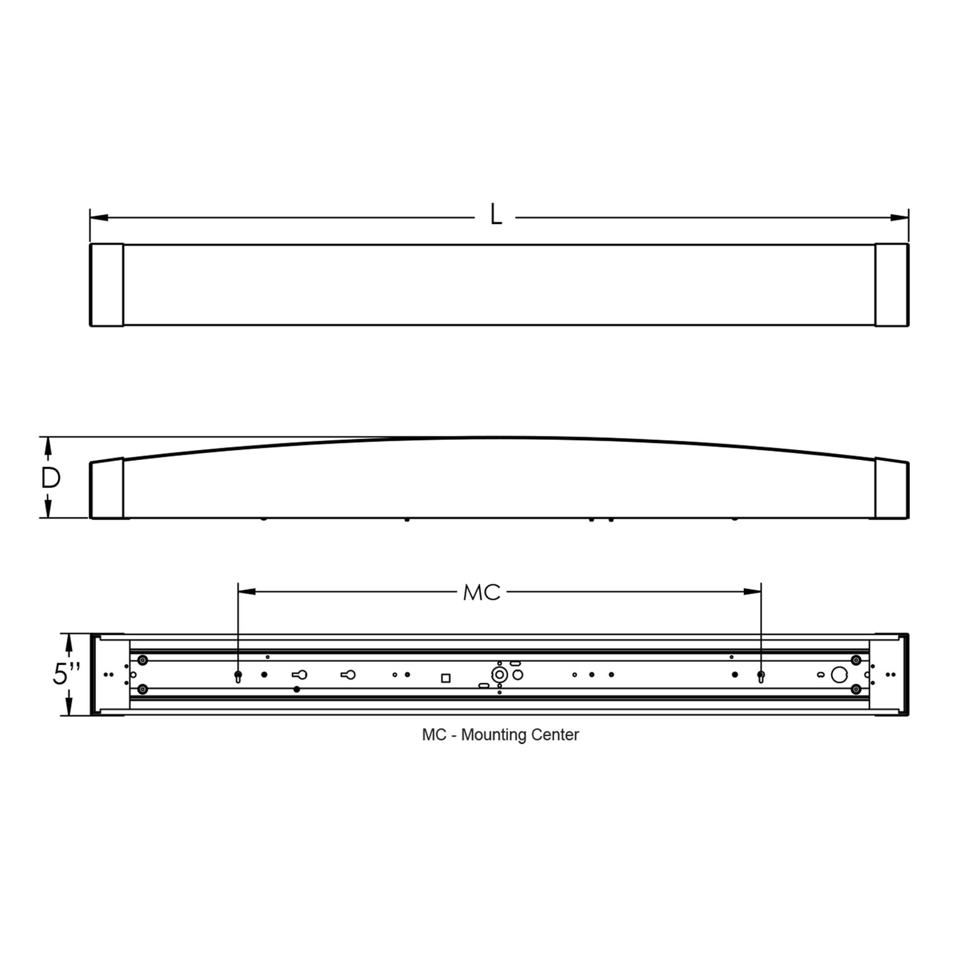 Algiers 25 Inch LED Bath Vanity Light by AFX Lighting