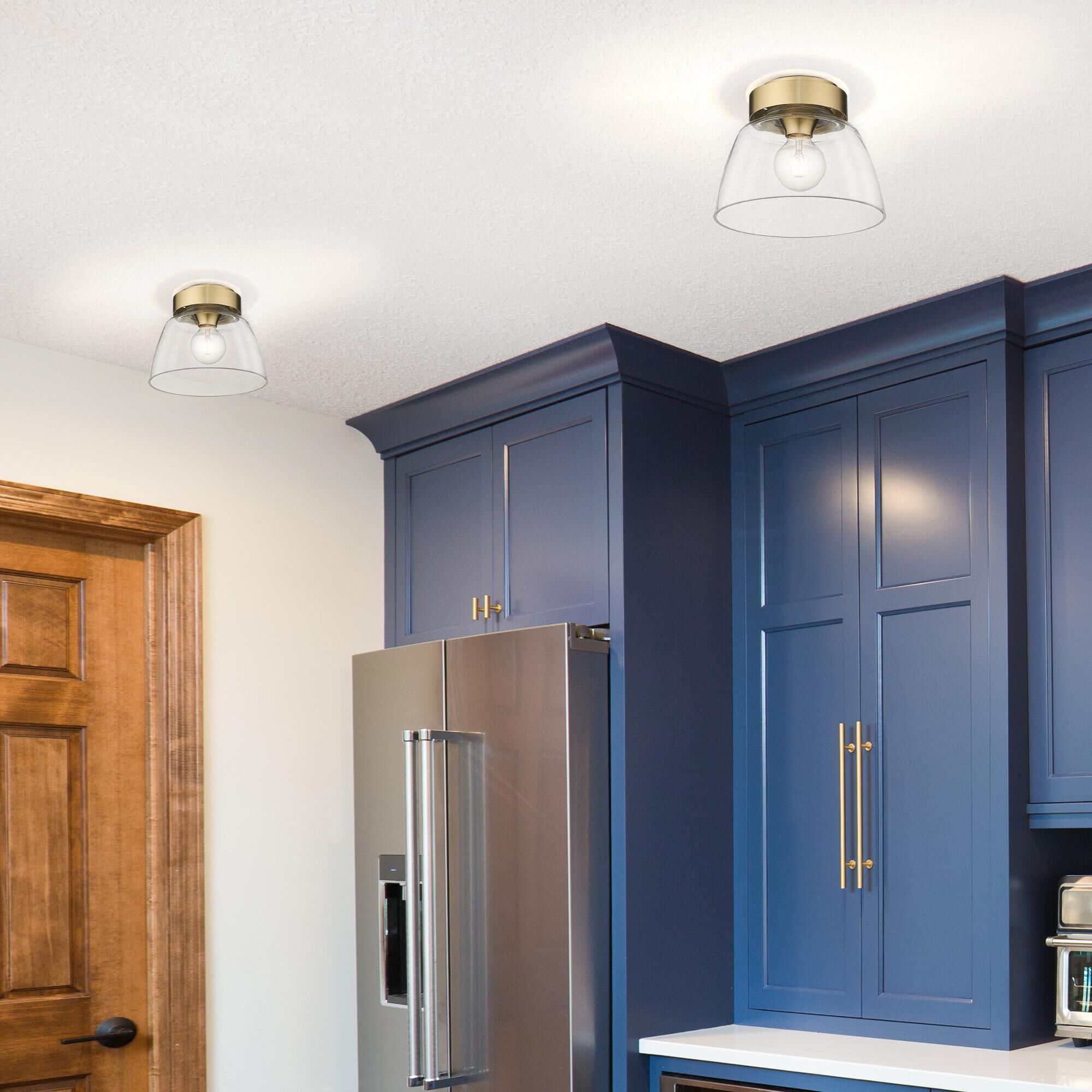 Remy 8 Inch Flush Mount by Golden Lighting