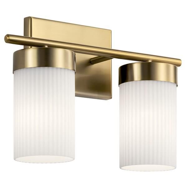 Ciona 14 Inch 2 Light Bath Vanity Light by Kichler Lighting