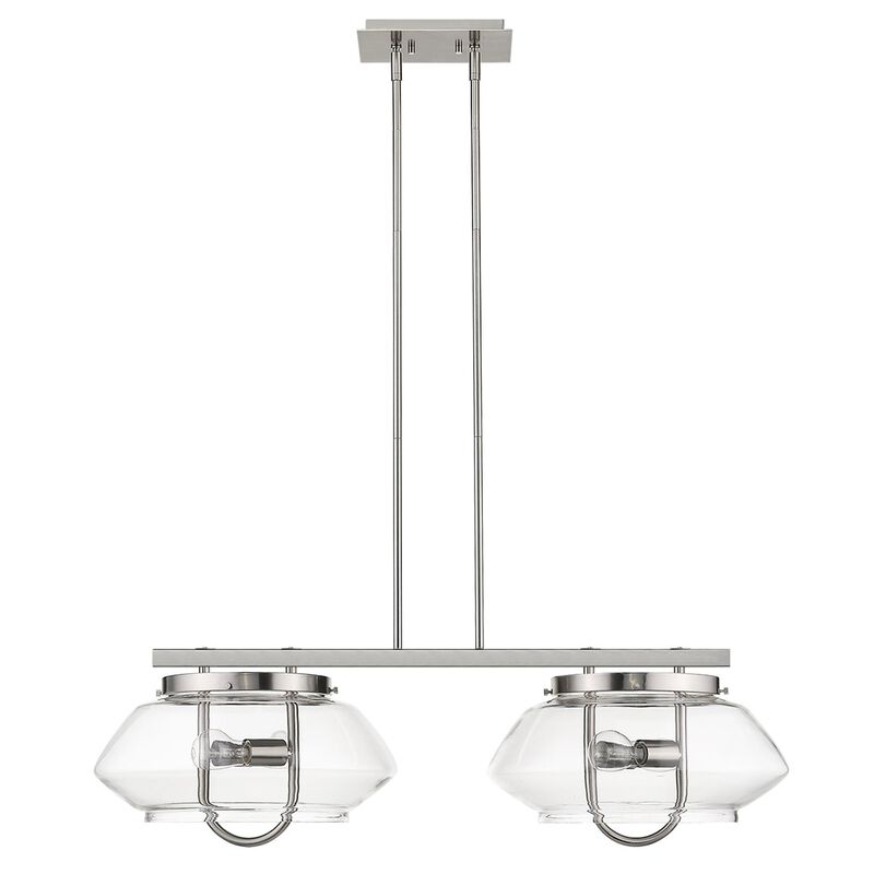 Garner 38 Inch 4 Light Linear Suspension Light by Trend Lighting