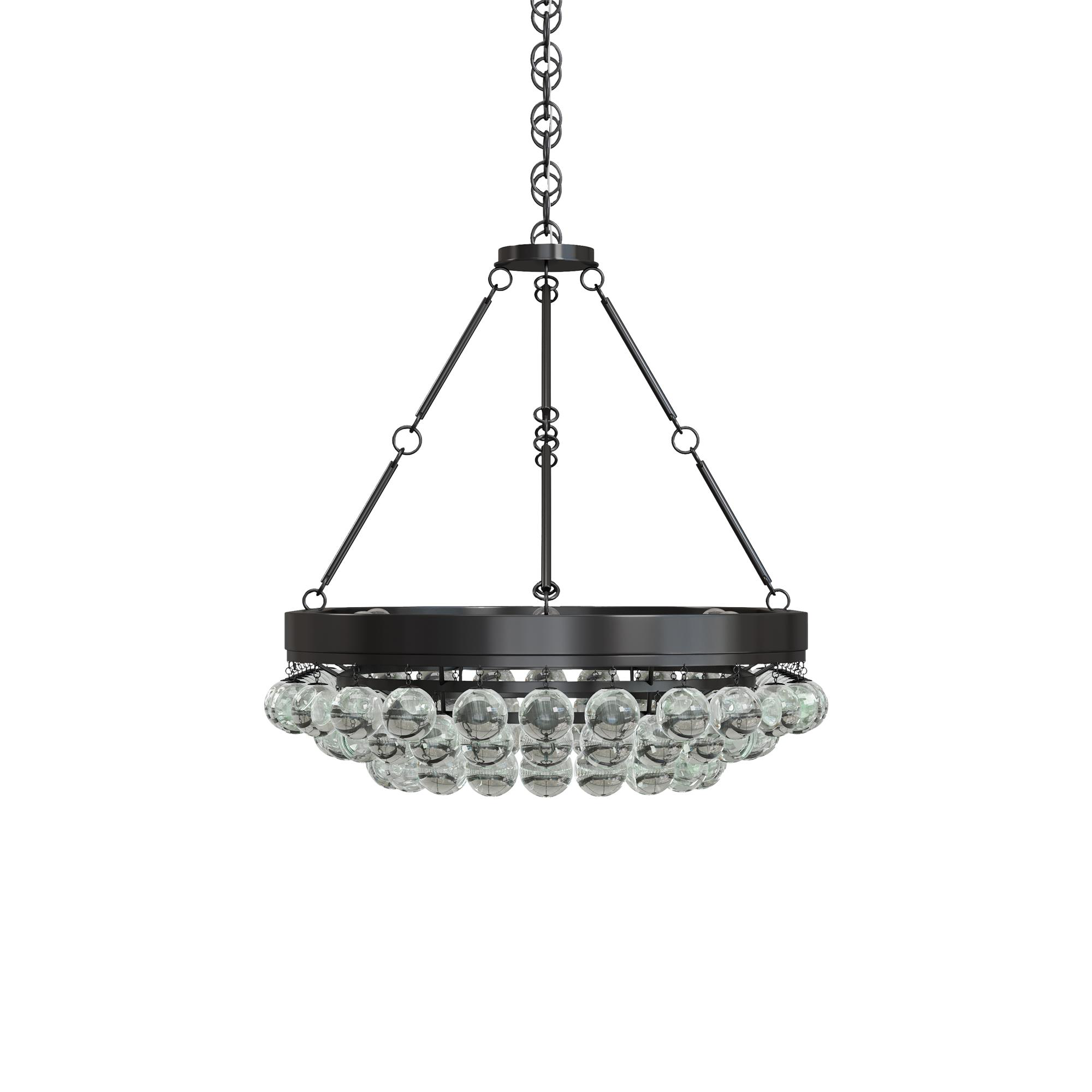 Balthazar 46 Inch 6 Light Semi Flush Mount,