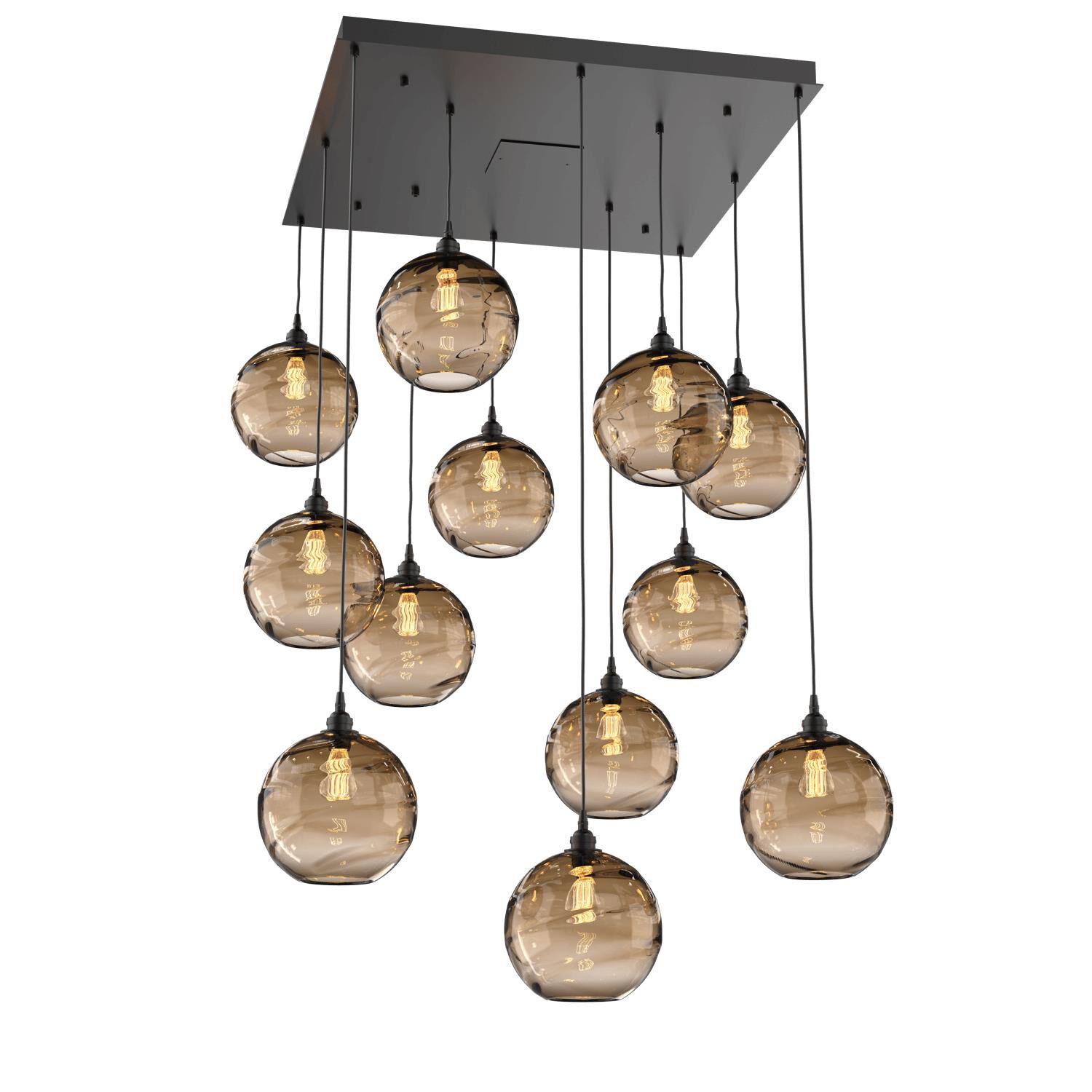 Terra 36 Inch 12 Light Multi Light Pendant by Hammerton Studio