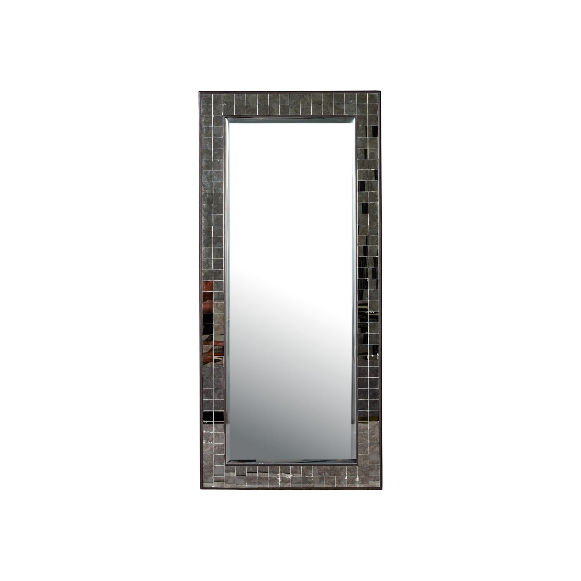Mosaico 74 Inch Floor Mirror by Currey and Company